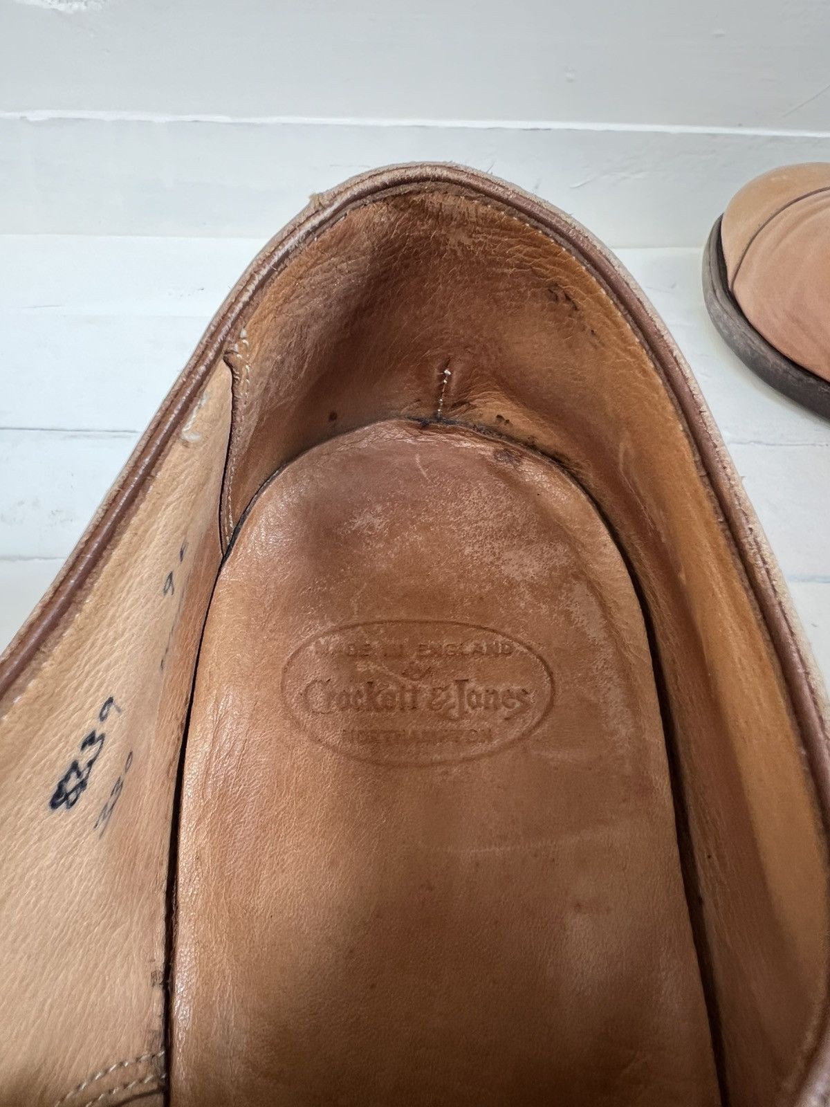 Crockett & Jones Crockett Jones Handgrade Brown leather Cap Toe Oxford Shoes Size US 10 / EU 43 - 17 Thumbnail