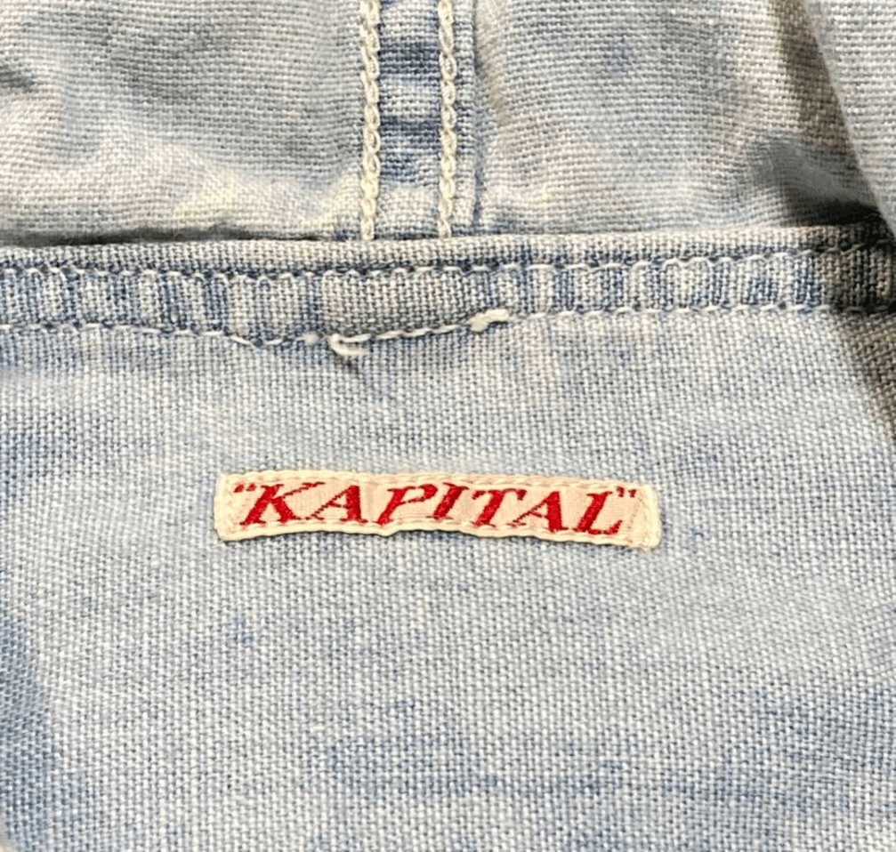 Kapital Kapital Hoodie Shirt Chambray Size US L / EU 52-54 / 3 - 12 Thumbnail