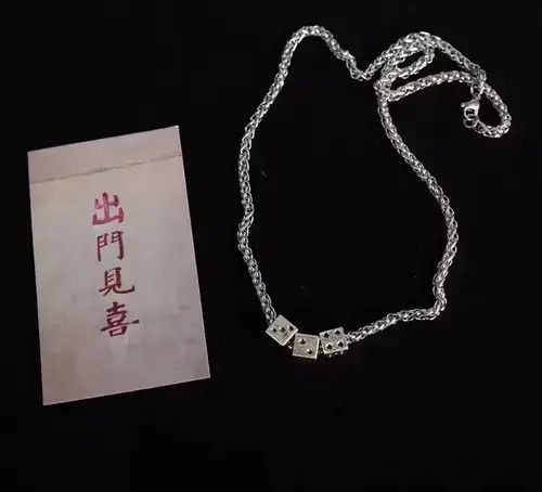 Jewelry Dice Pendant Necklace Size ONE SIZE - 4 Thumbnail