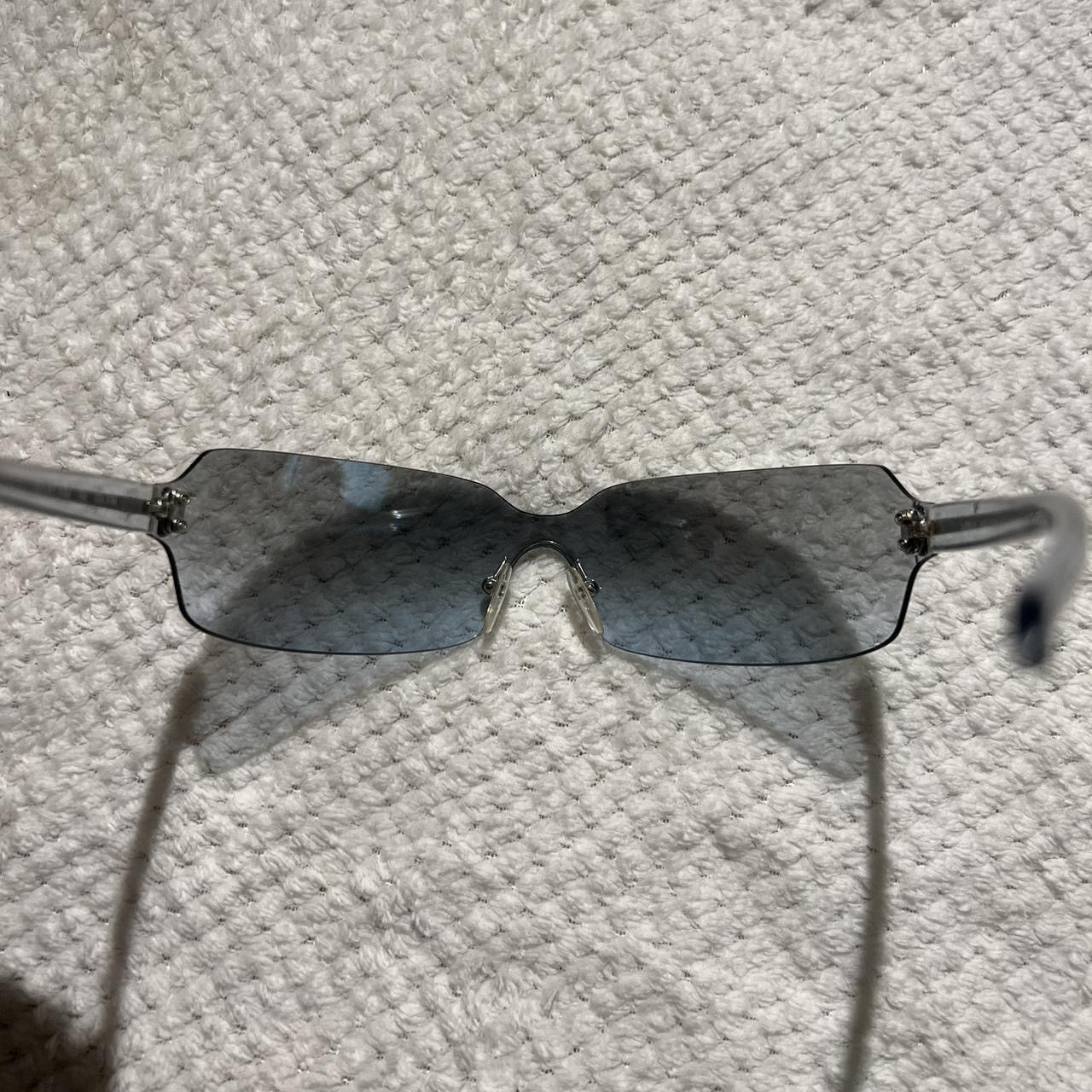 La Perla La Perla 2000s Transparent Sunglasses – cyberpunk Aesthetic Size ONE SIZE - 7 Thumbnail