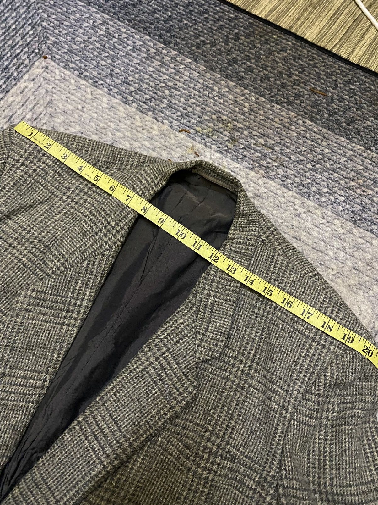 Comme des Garcons Homme LATE 80s, AD 1989 CDG HOMME TWEED TWILL BLAZER Size US M / EU 48-50 / 2 - 13 Thumbnail
