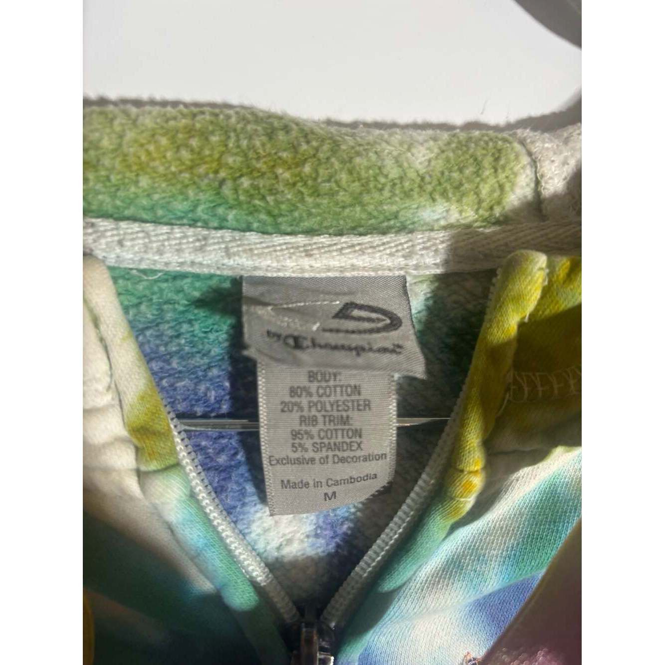 Champion Reworked Dead Champion Stay Weird Mushroom Tie Dye Full Zip Size M / US 6-8 / IT 42-44 - 5 Thumbnail