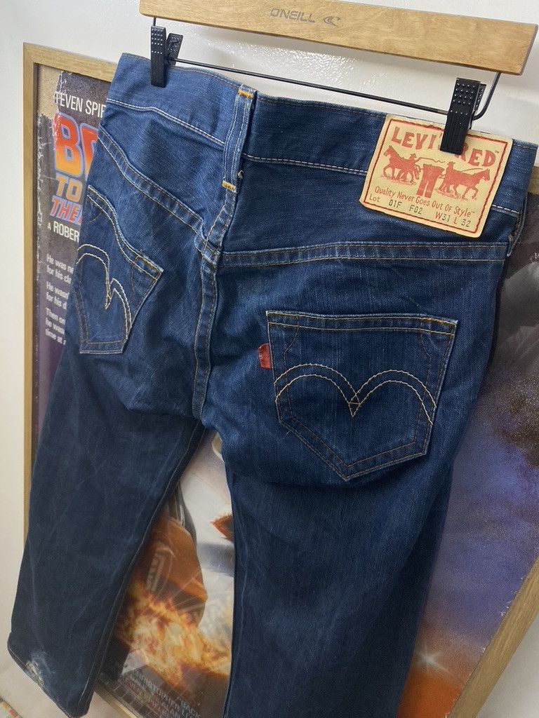 Levi's 2002 Vintage Levi's Red Icon Raw Denim Jeans Size US 31 - 2 Thumbnail