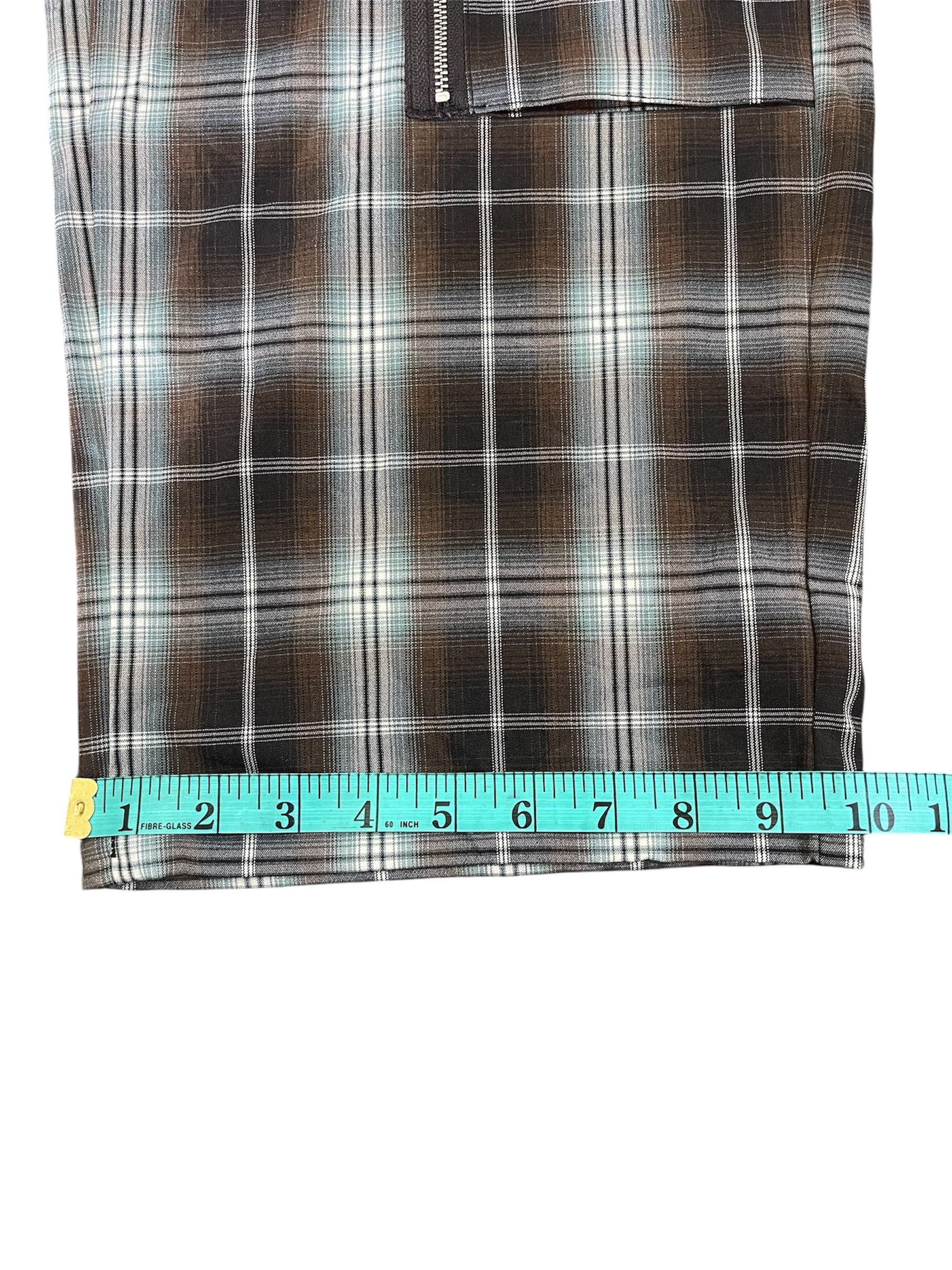 GU × Undercover Gu x undercover Multipocket Zipper Plaid Baggy Pant Size US 35 - 16 Thumbnail