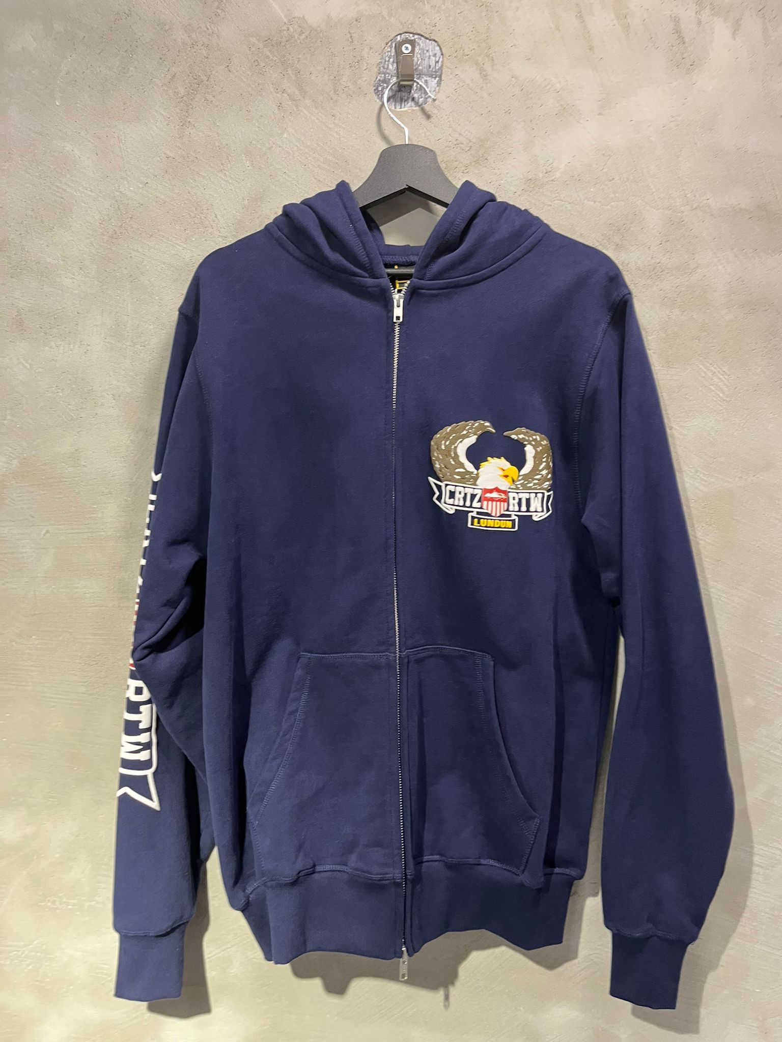 corteiz hoodie セットアップ Corteiz 5 Starz Alcatraz Hoodie Grey Men's - SS23 - US