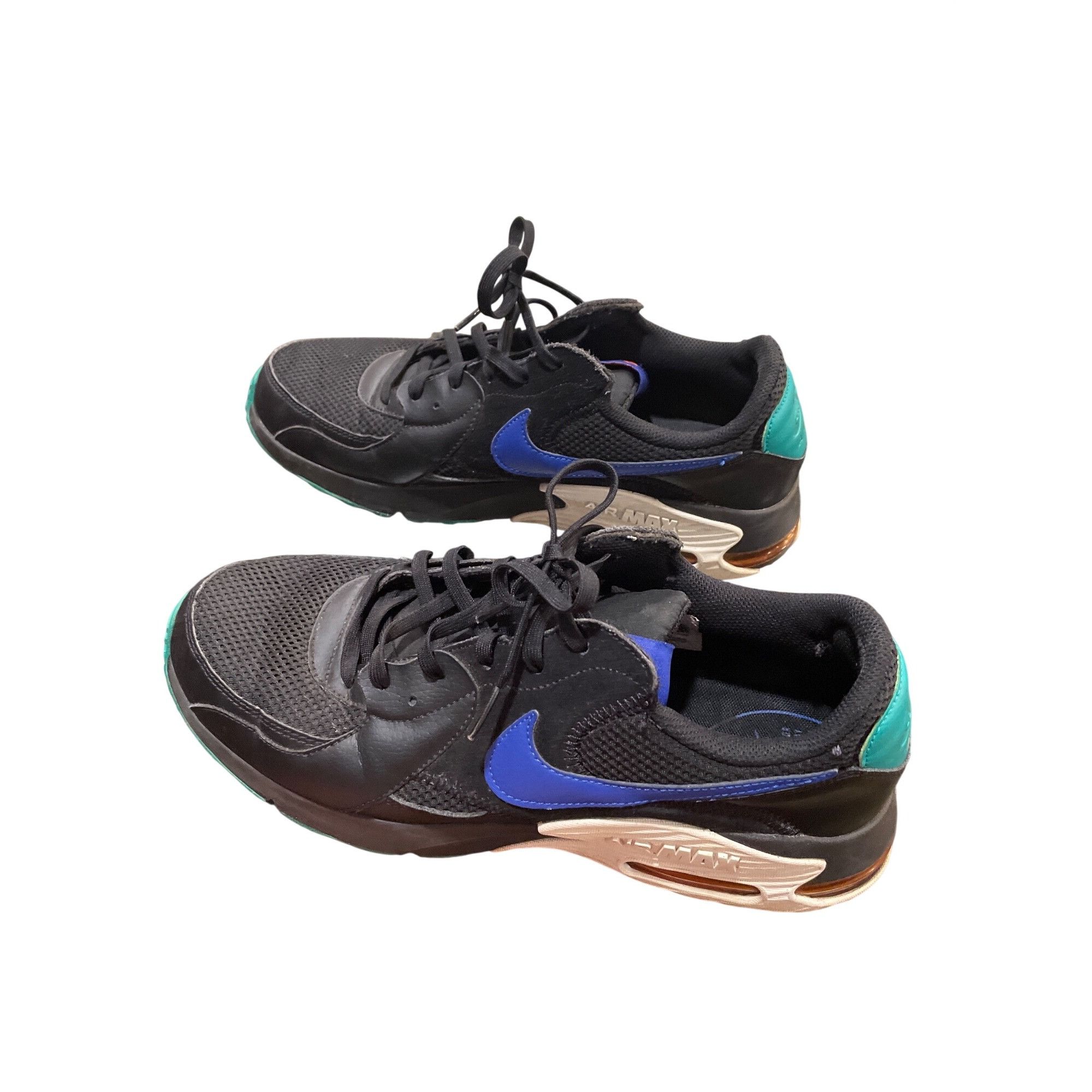 Nike Nike Air Max Excee mens leather black blue neptune sneakers Size US 10.5 / EU 43-44 - 4 Thumbnail