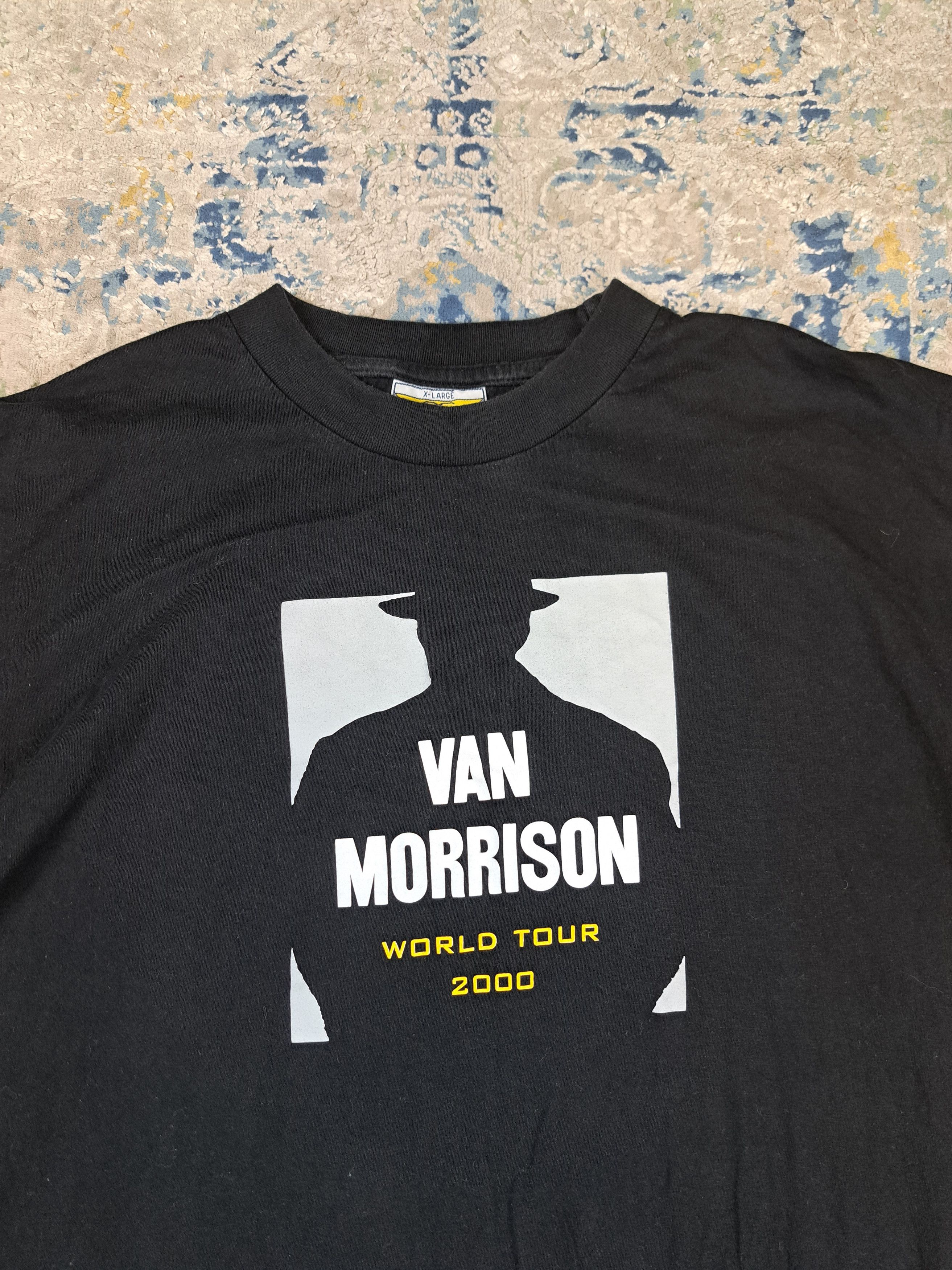 Band Tees Vintage 2000 Van Morrison World Tour Band Tee Rock Size US XL / EU 56 / 4 - 2 Thumbnail