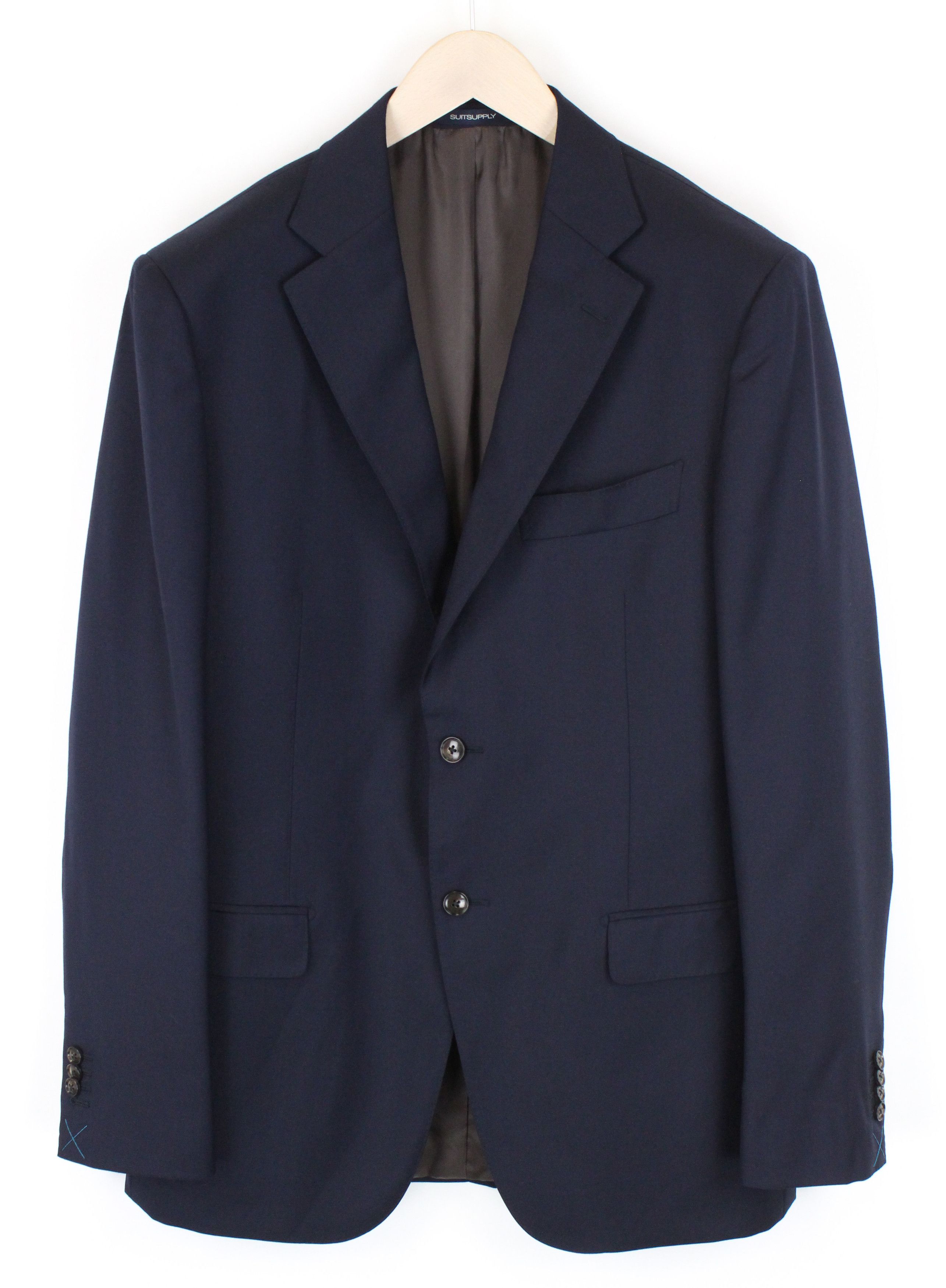 Suitsupply NAPOLI UK44L Navy Wool Lined Blazer 56177 Size 44L - 1 Thumbnail