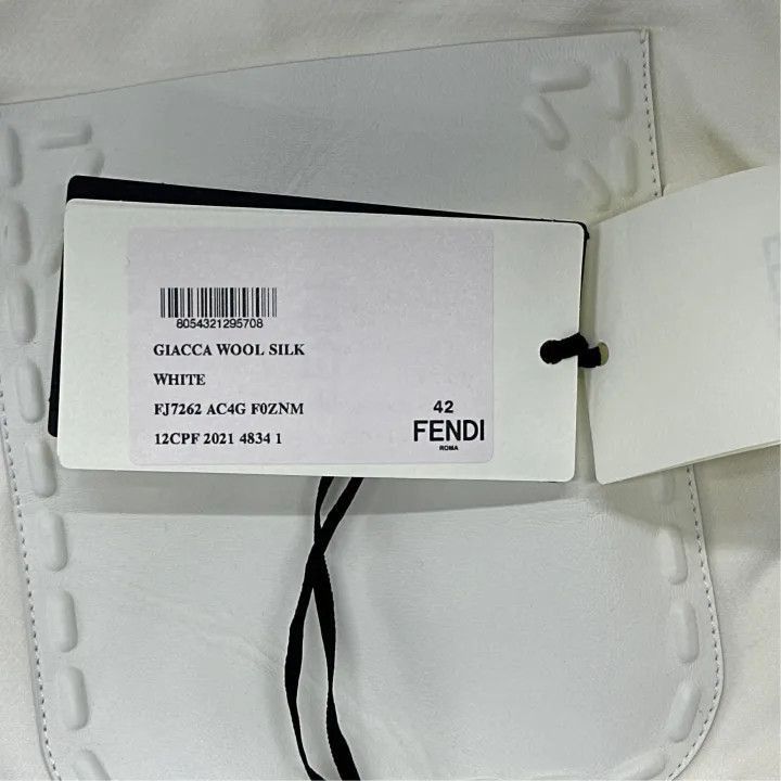 Fendi Fendi SS22 Belted Button-Up Jacket -2507 Size M / US 6-8 / IT 42-44 - 4 Thumbnail