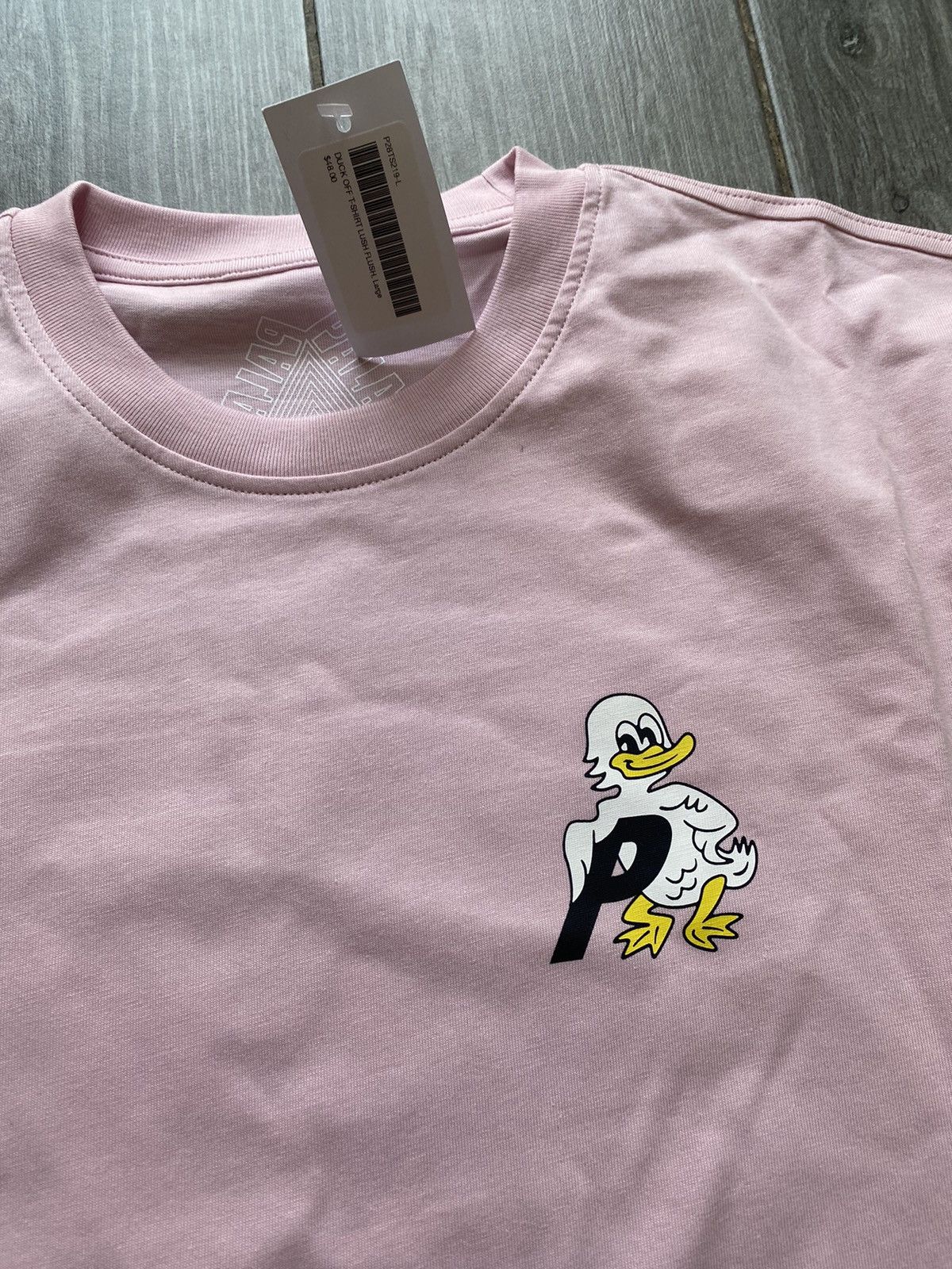 Palace Palace Duck Off T Shirt Pink Large Size US L / EU 52-54 / 3 - 3 Thumbnail