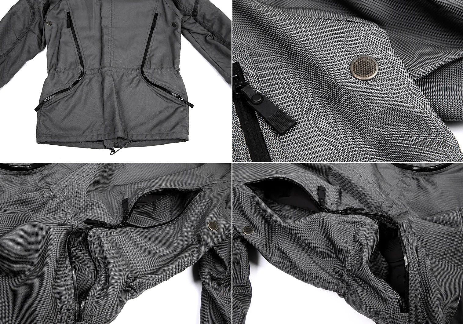 Issey Miyake Thinsulate Waterproof Zipped Multi-Pocket Suit Grey 4・2 Size US XL / EU 56 / 4 - 12 Thumbnail