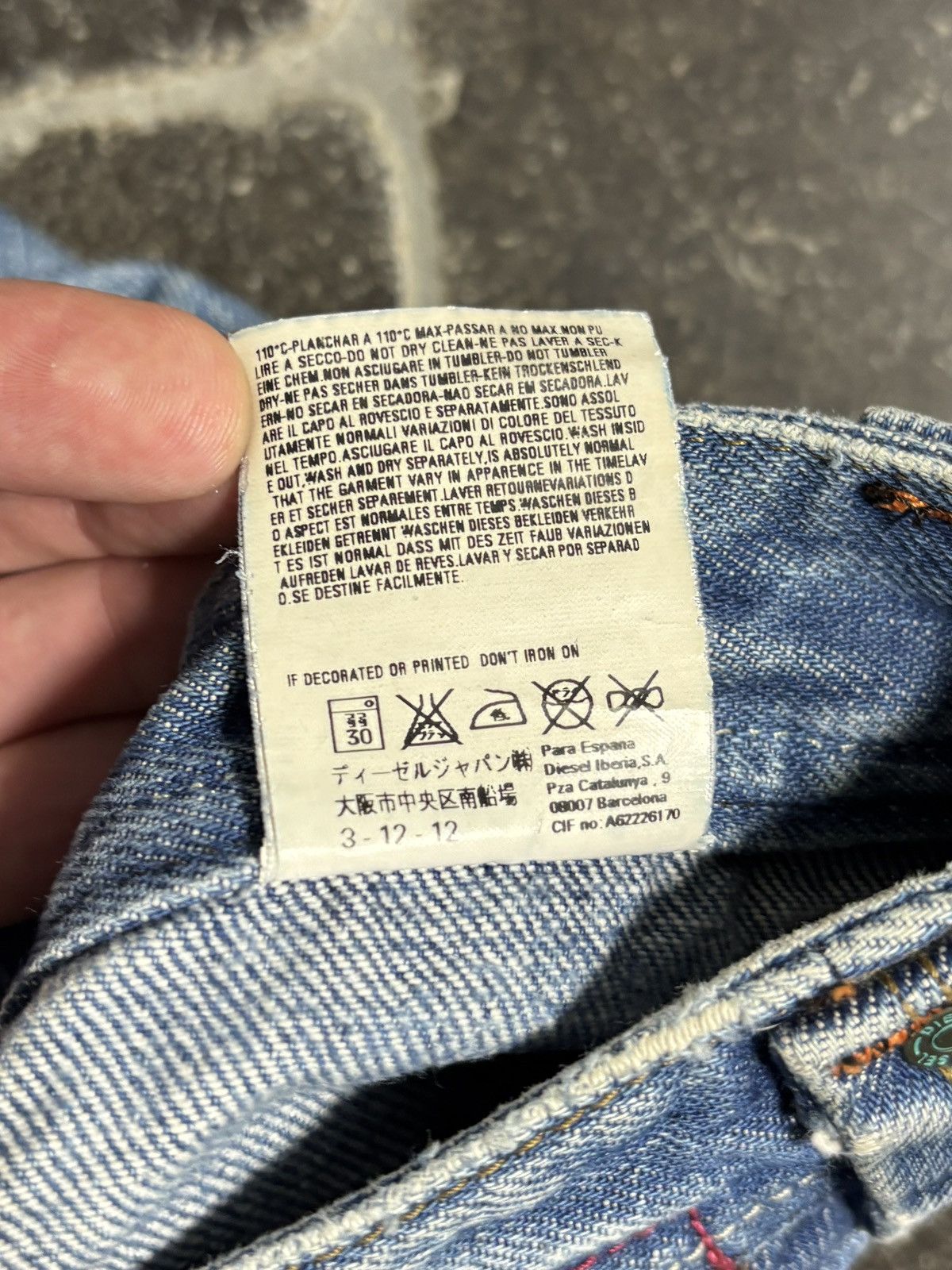 Diesel Vintage Diesel Jeans Y2K 2005 Made in Italy Denim Keate Blue Size 26" / US 2 / IT 38 - 13 Thumbnail