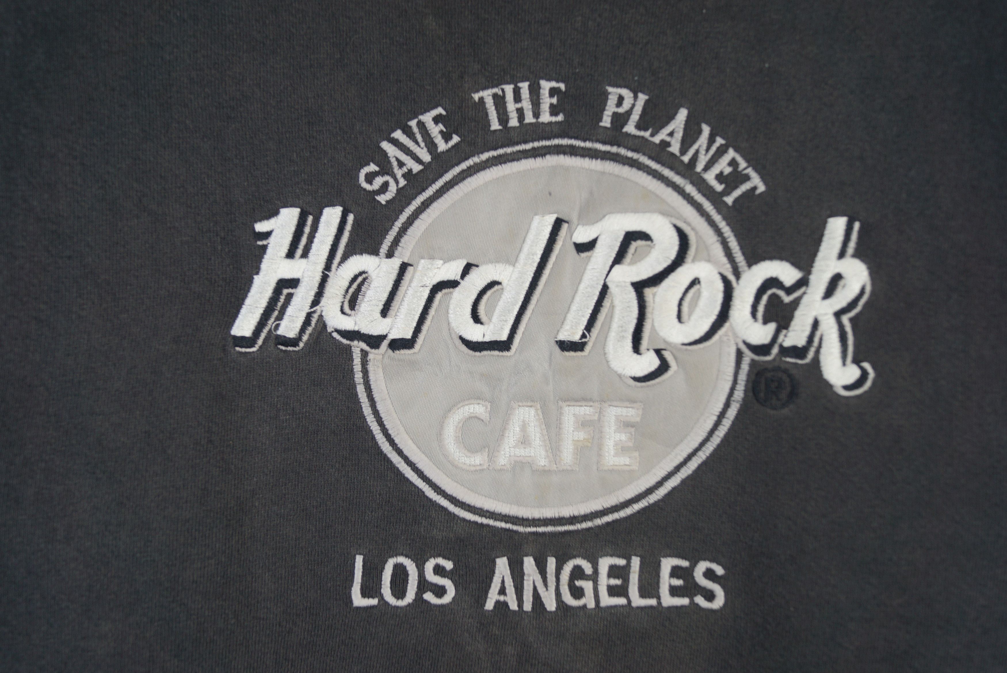 Hard Rock Cafe × Vintage Vintage Sweatshirt Hard Rock Los Angeles Big Logo Size US S / EU 44-46 / 1 - 2 Thumbnail