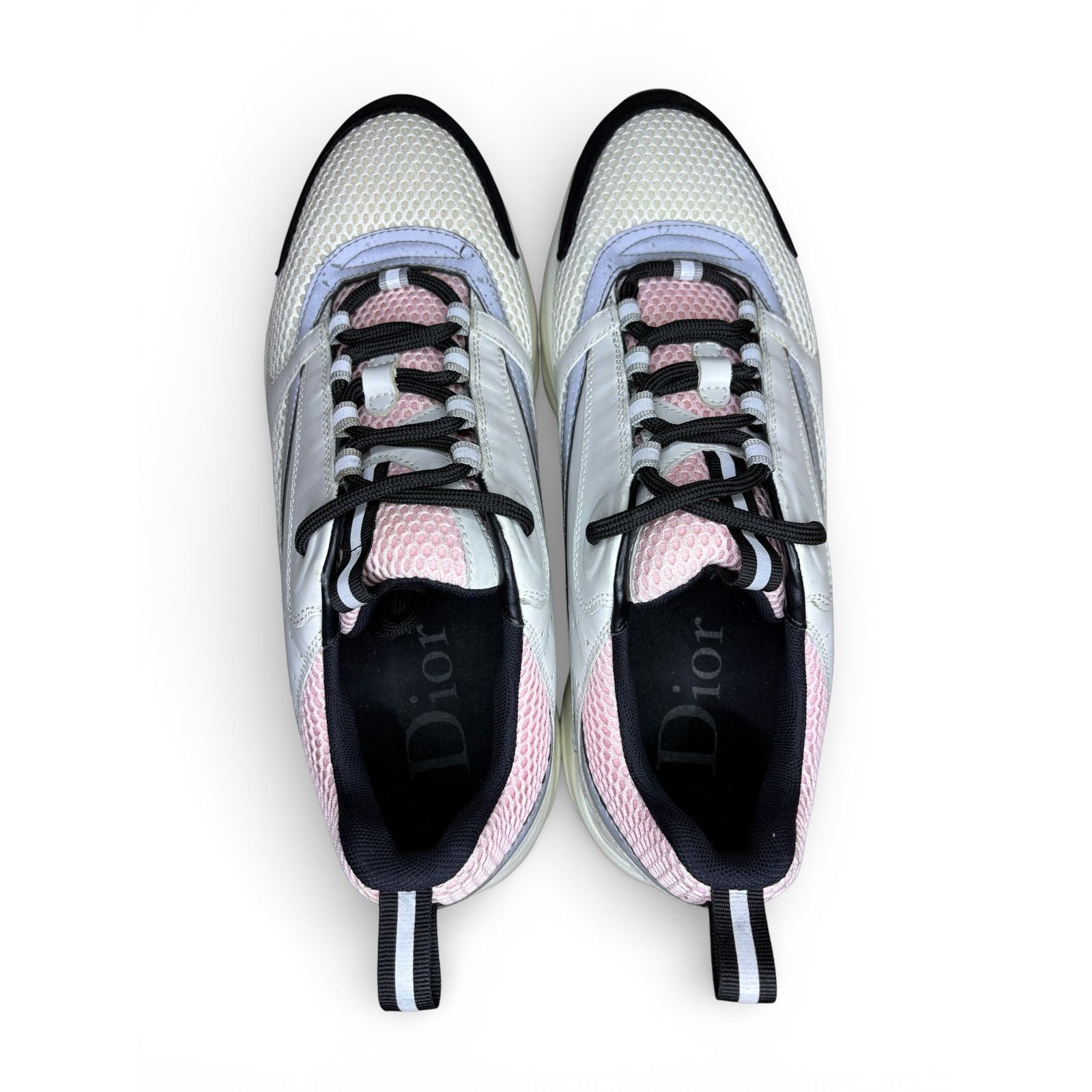 Dior Dior B22 Low Top Pink / White Sneakers | Size 45 (12US) Size US 12 / EU 45 - 6 Thumbnail