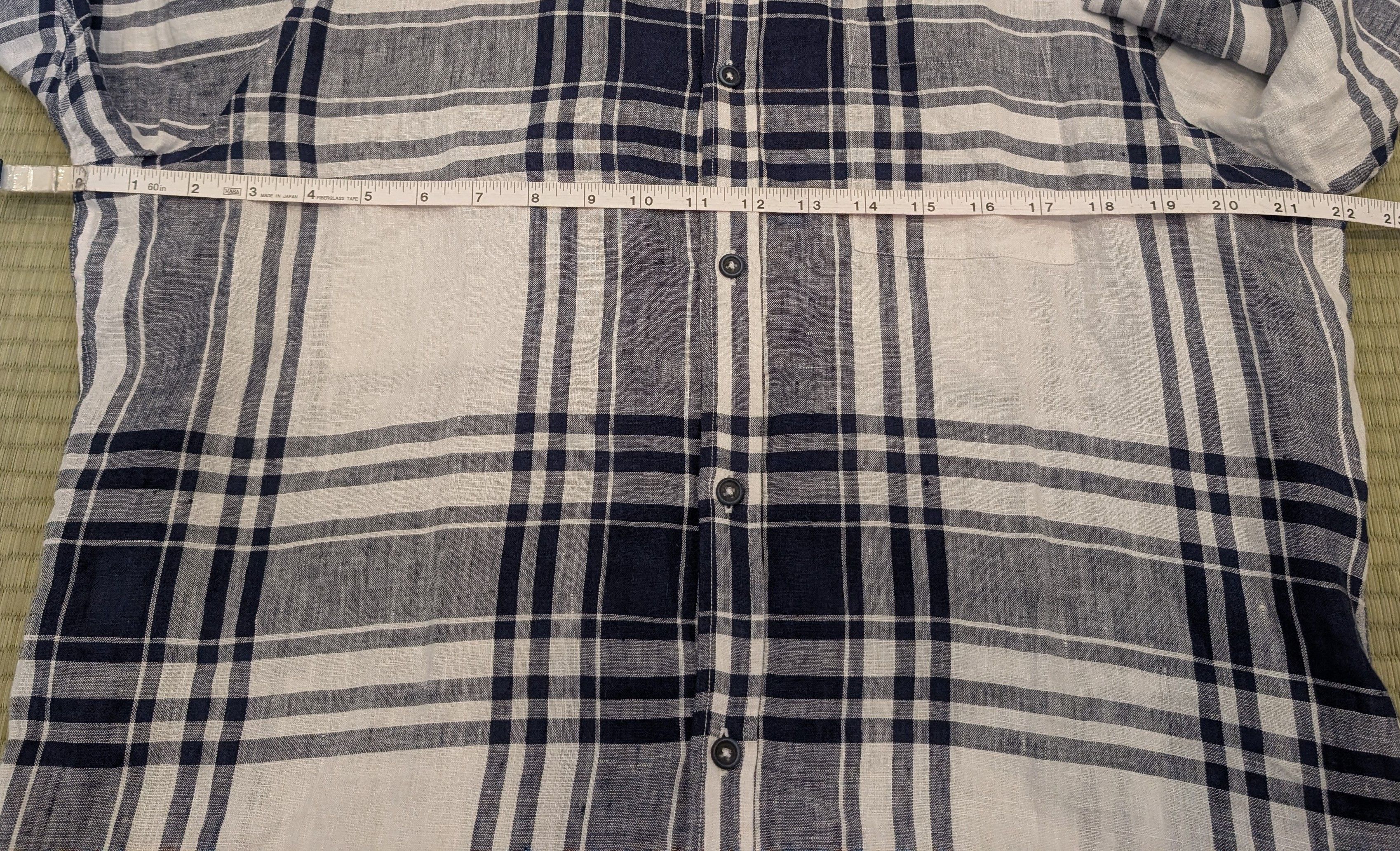 PATRICK ASSARAF Patrick Assaraf 100% Linen Button Up Shirt Made in Romania Size US L / EU 52-54 / 3 - 5 Thumbnail
