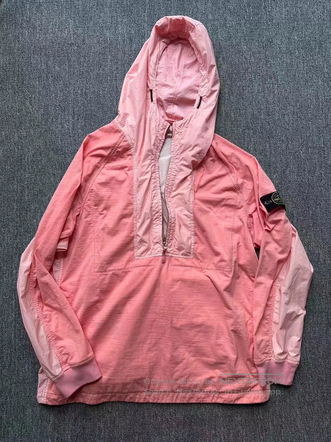 Stone Island stone island half-zip jacket in light pink. Size US L / EU 52-54 / 3 - 1 Thumbnail