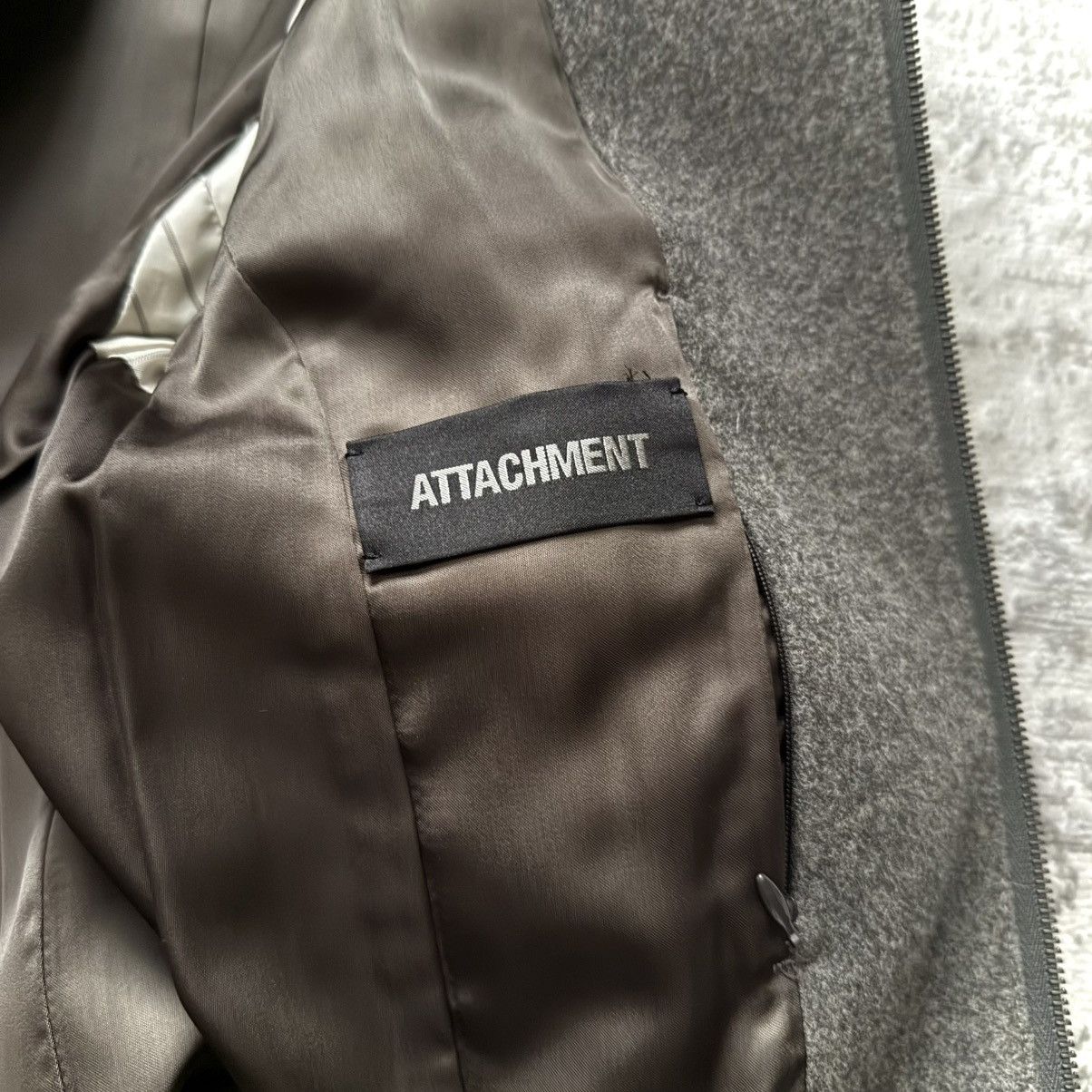 Kazuyuki Kumagai Attachment Kazuyuki Kumagai Attachment Calf Leather Wool Hybrid Jacket Size US S / EU 44-46 / 1 - 6 Thumbnail