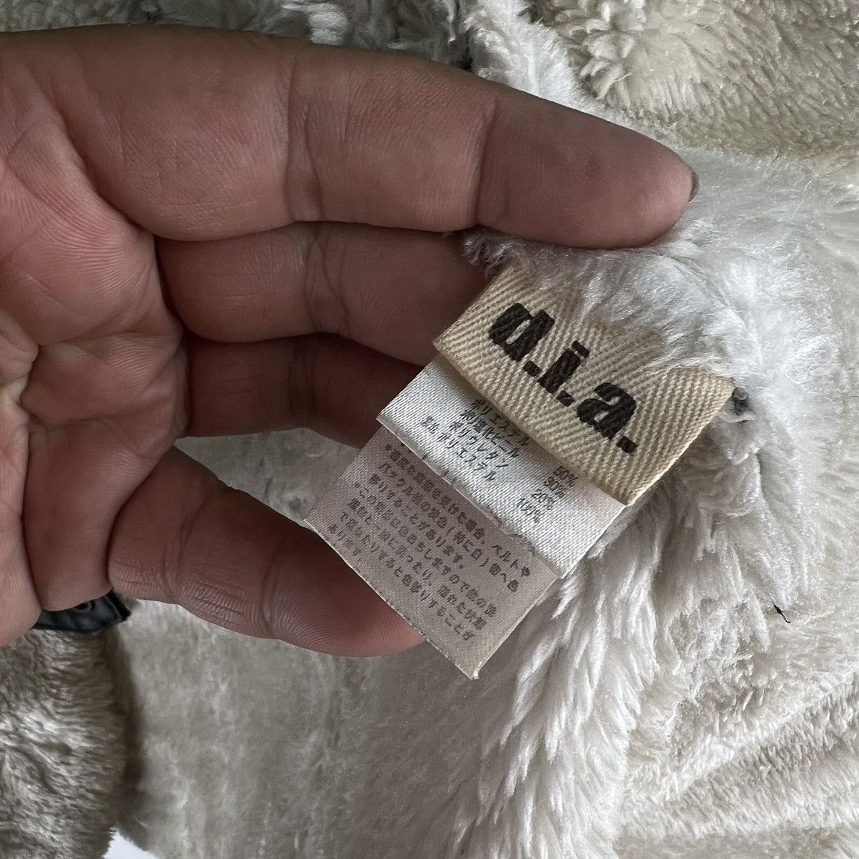 Japanese Brand d.i.a. Shearling Jacket Mink Fur Lining Issey Miyake Design Size US M / EU 48-50 / 2 - 10 Thumbnail