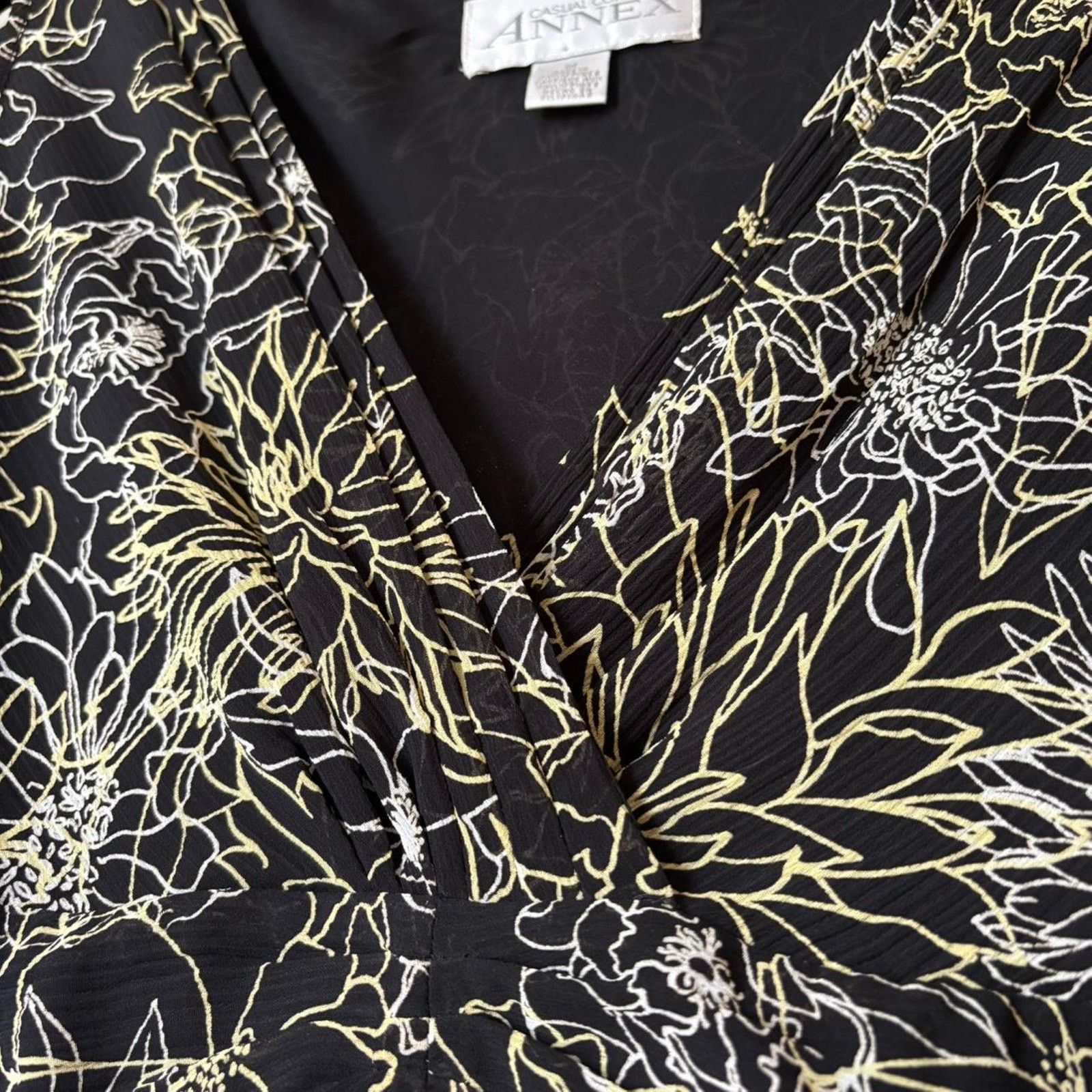 Vintage Vintage Casual Corner Annex Floral Sleeveless Blouse Medium Size M / US 6-8 / IT 42-44 - 5 Thumbnail