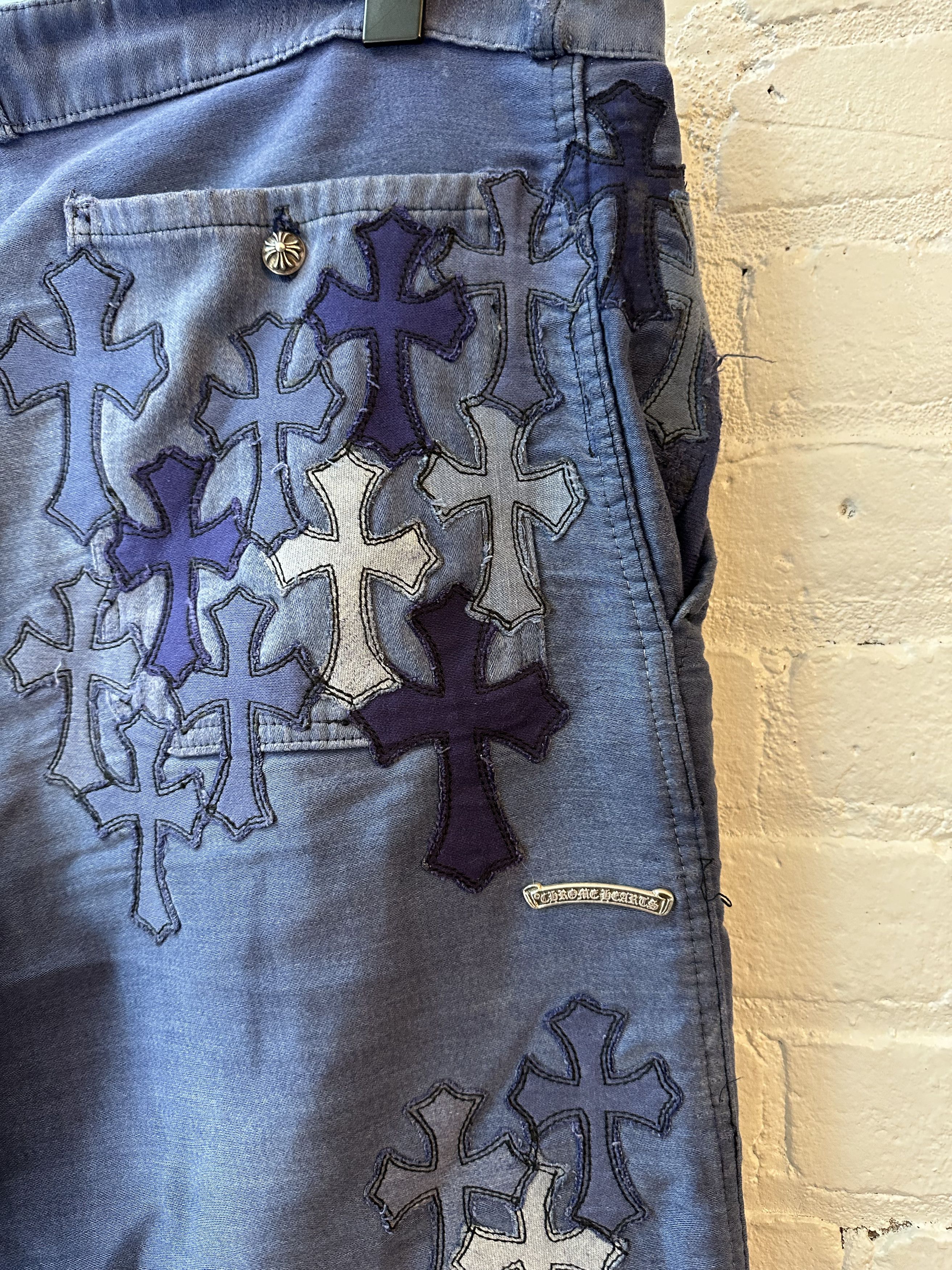 Chrome Hearts Chrome Hearts Made in France Cross Jeans 4G SELLER Size US 33 - 6 Thumbnail