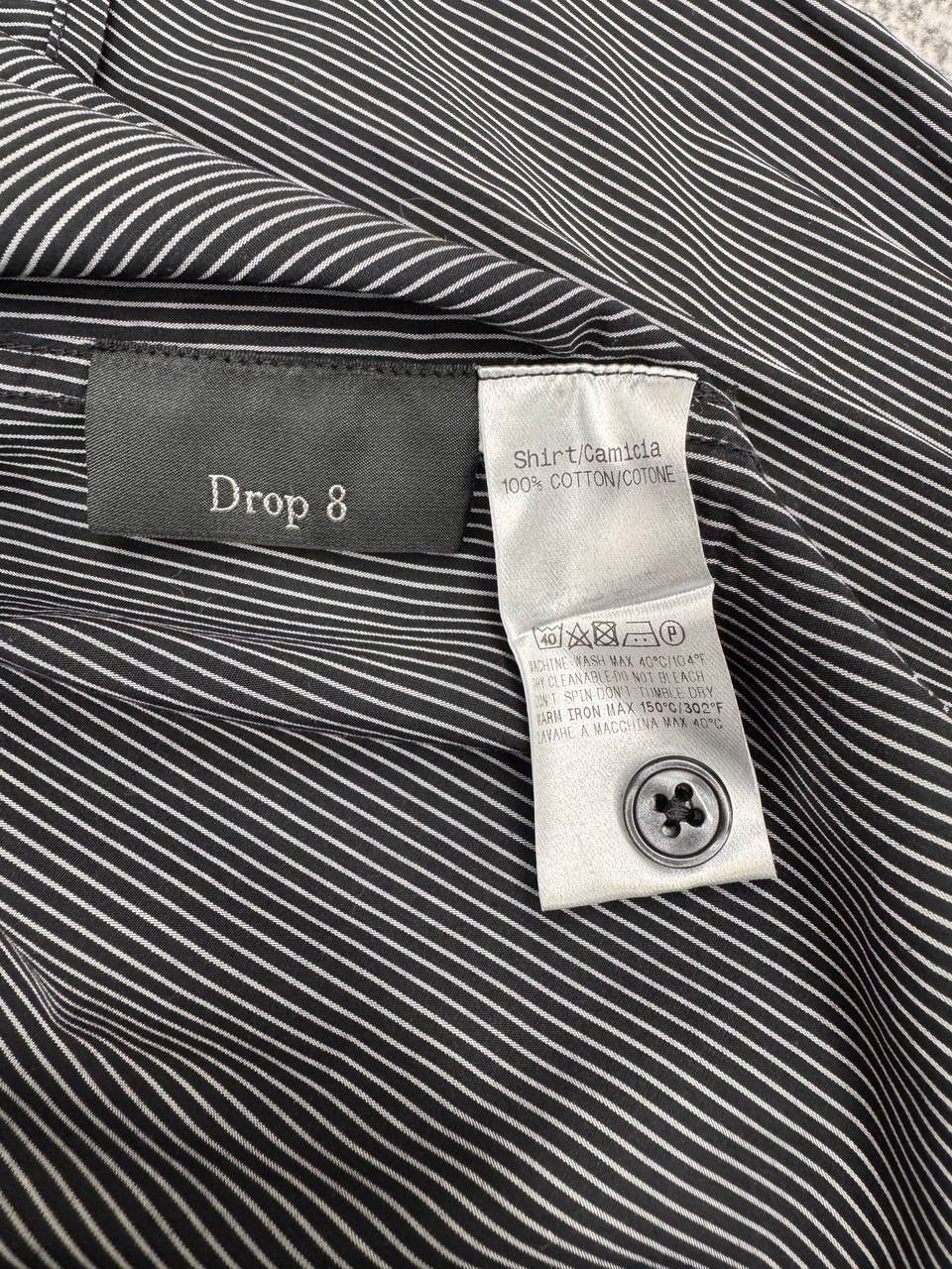Z Zegna Z Zegna Men Drop 8 Striped Shirt Black Size L Size US L / EU 52-54 / 3 - 5 Thumbnail