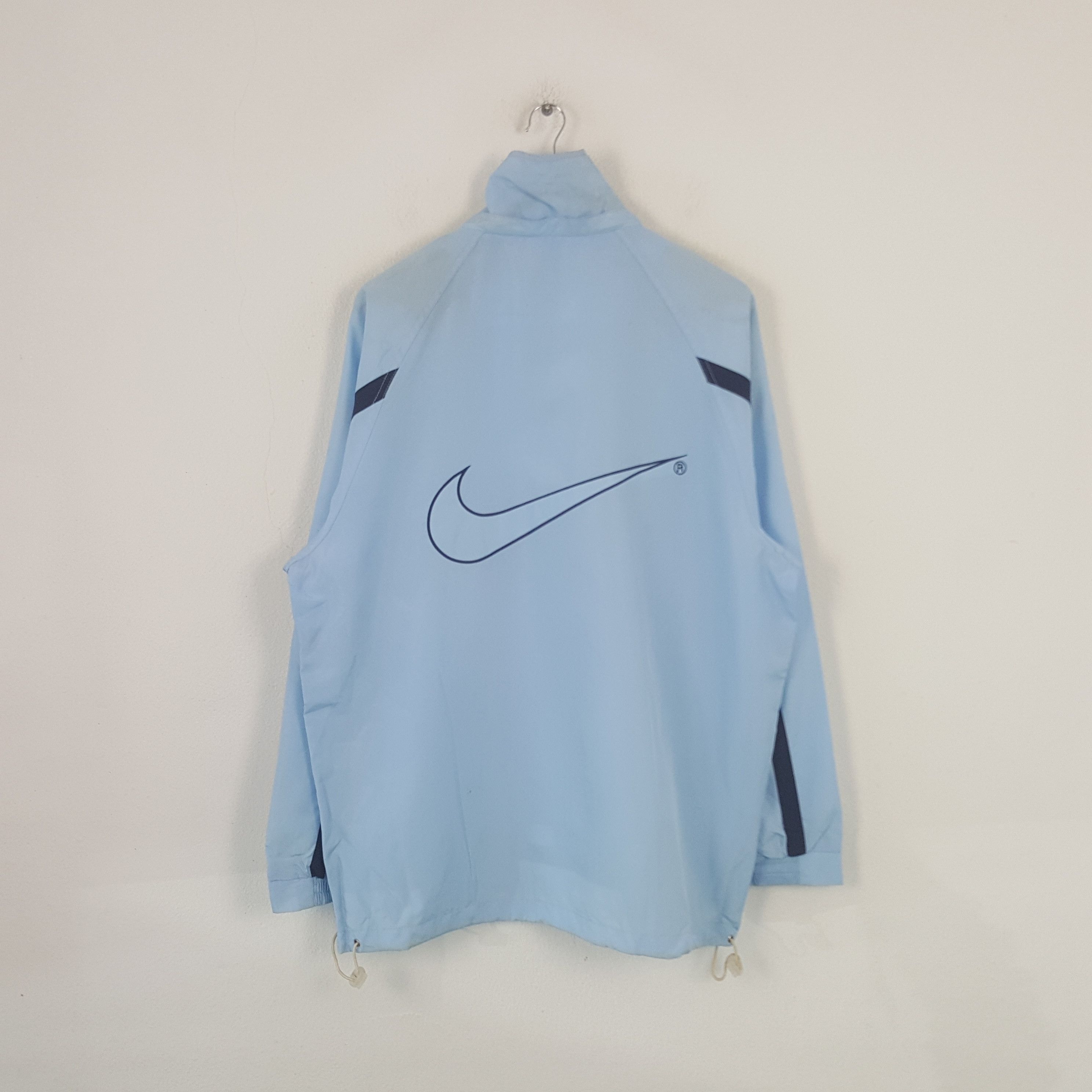 Nike Vintage Nike Big Soowsh Windbreaker Jacket RR3 Size US XL / EU 56 / 4 - 1 Thumbnail