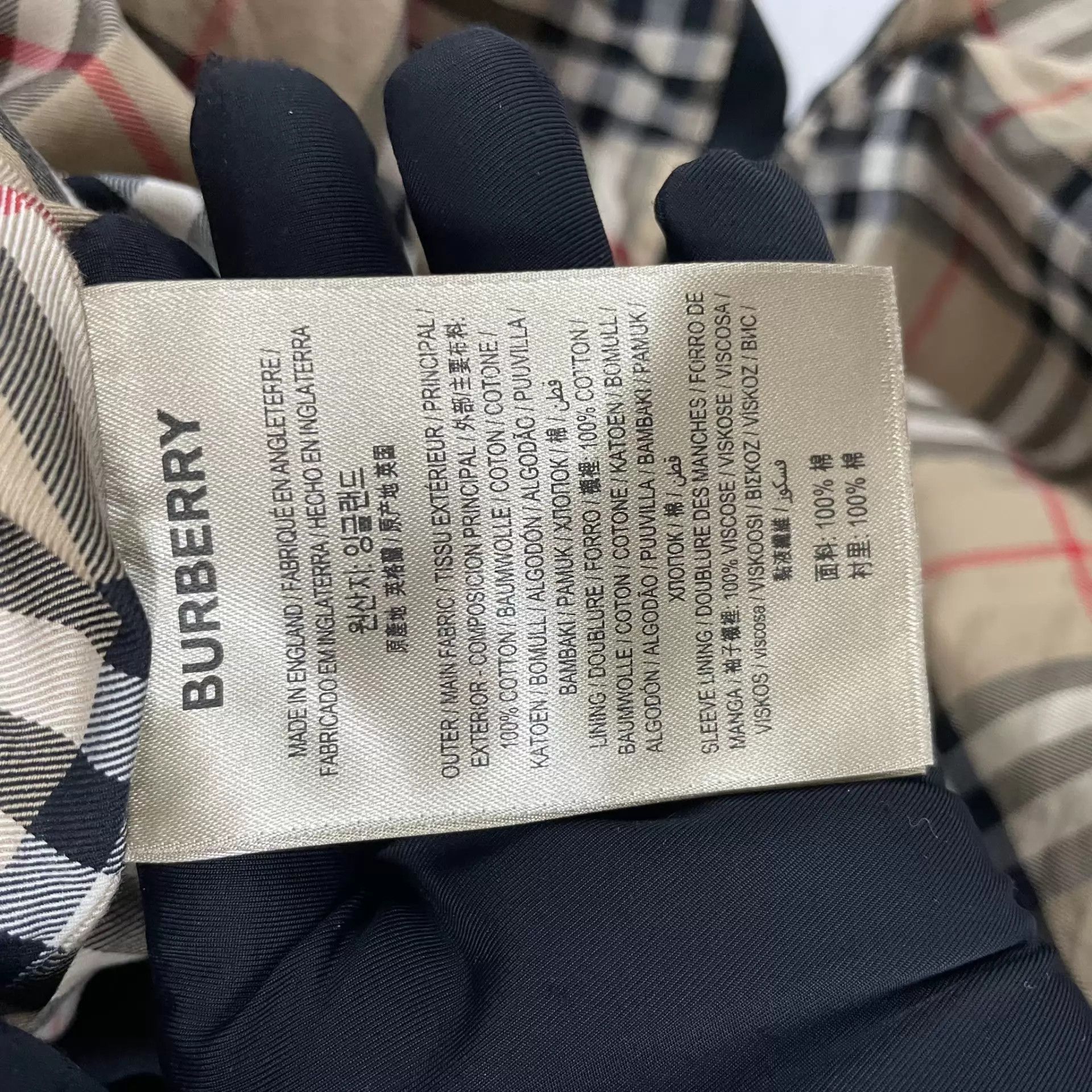Burberry Burberry Kensington Double-breasted Black Trench Coat 40 Size M / US 6-8 / IT 42-44 - 5 Thumbnail