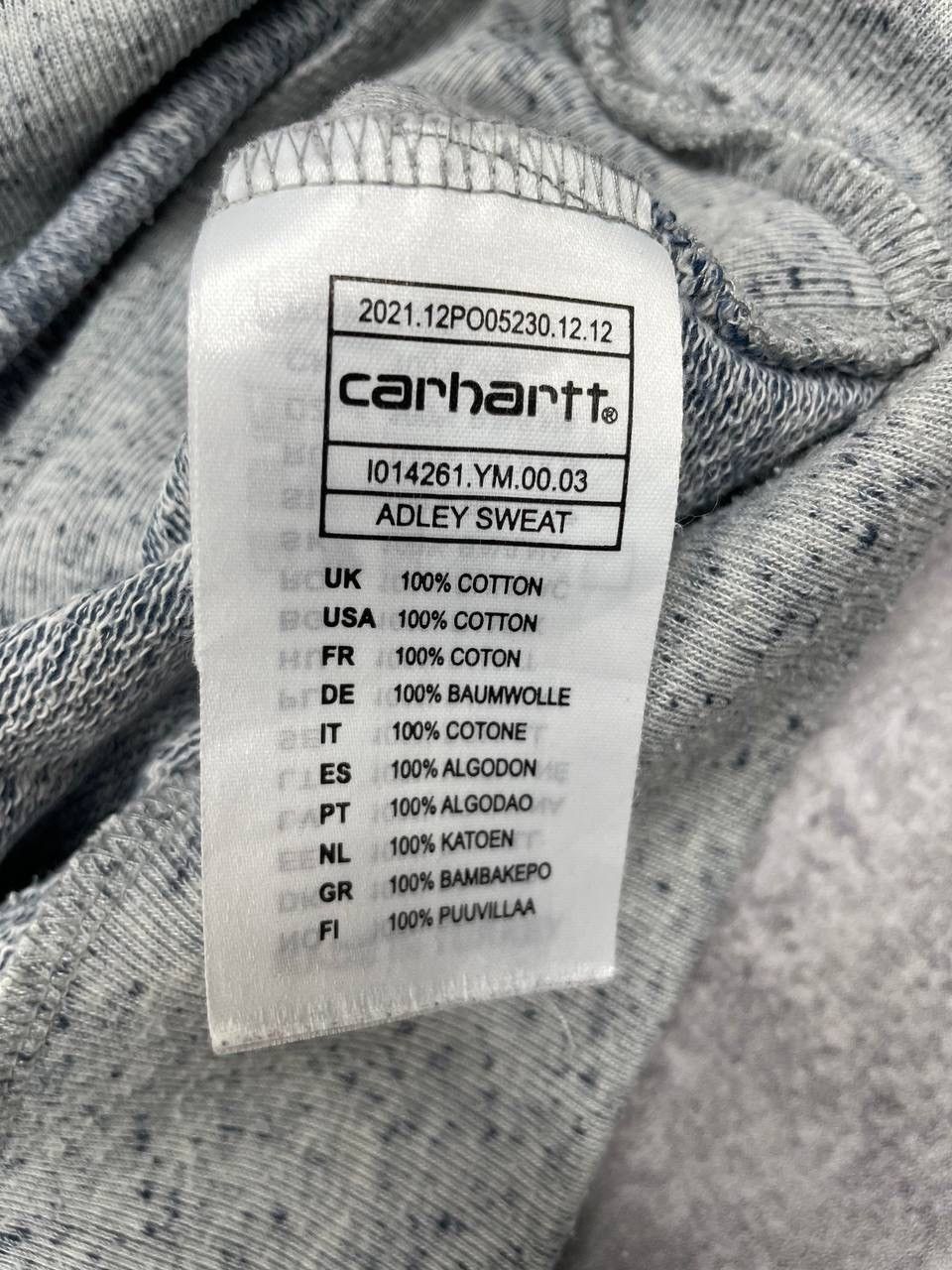Carhartt Carhartt Men Sweatshirt Crewneck Grey Blue Size M Size US M / EU 48-50 / 2 - 6 Thumbnail