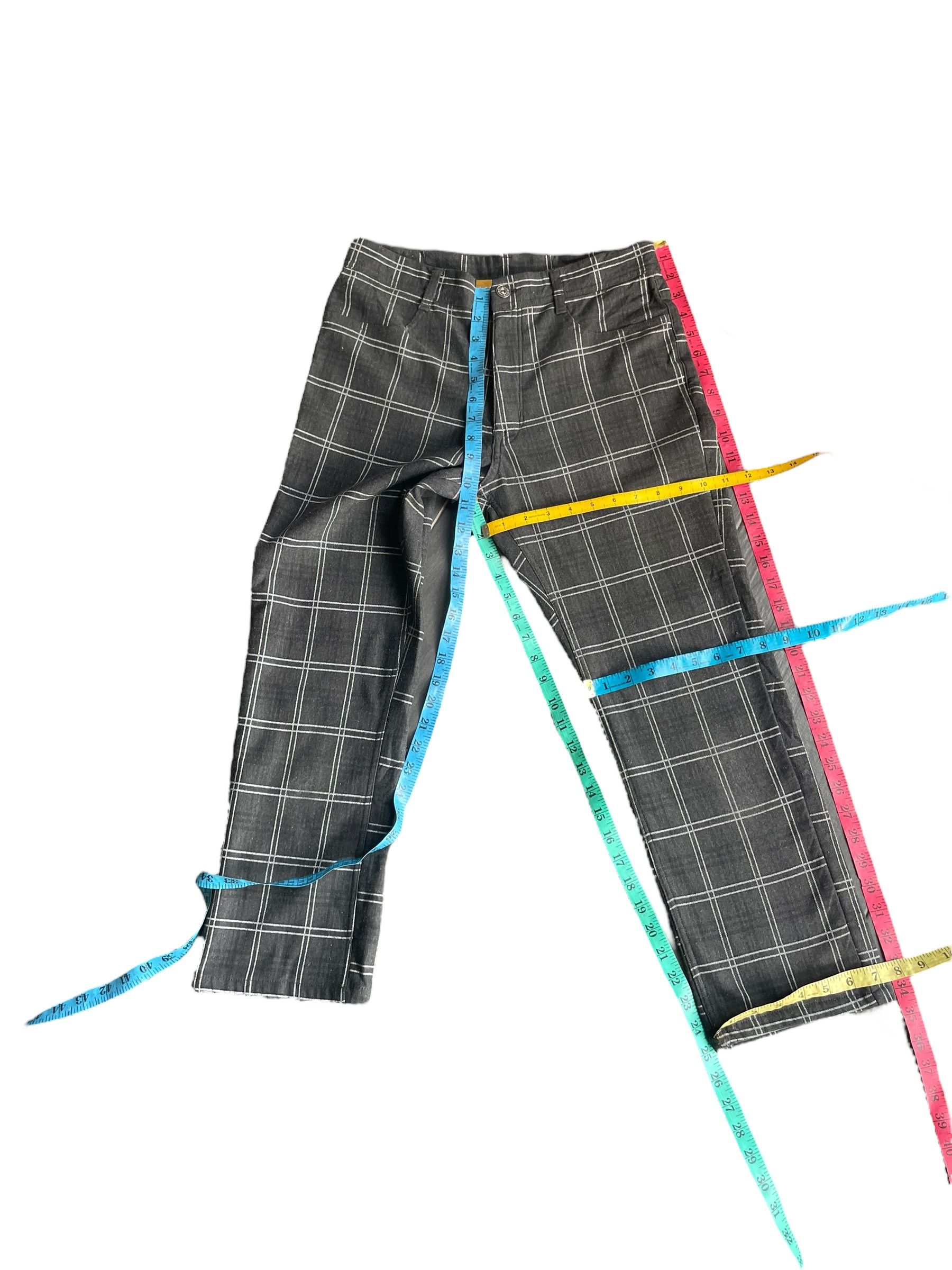 Japanese Brand Shine Peach Checkered 3Quater Pant Size 30" / US 8 / IT 44 - 6 Thumbnail