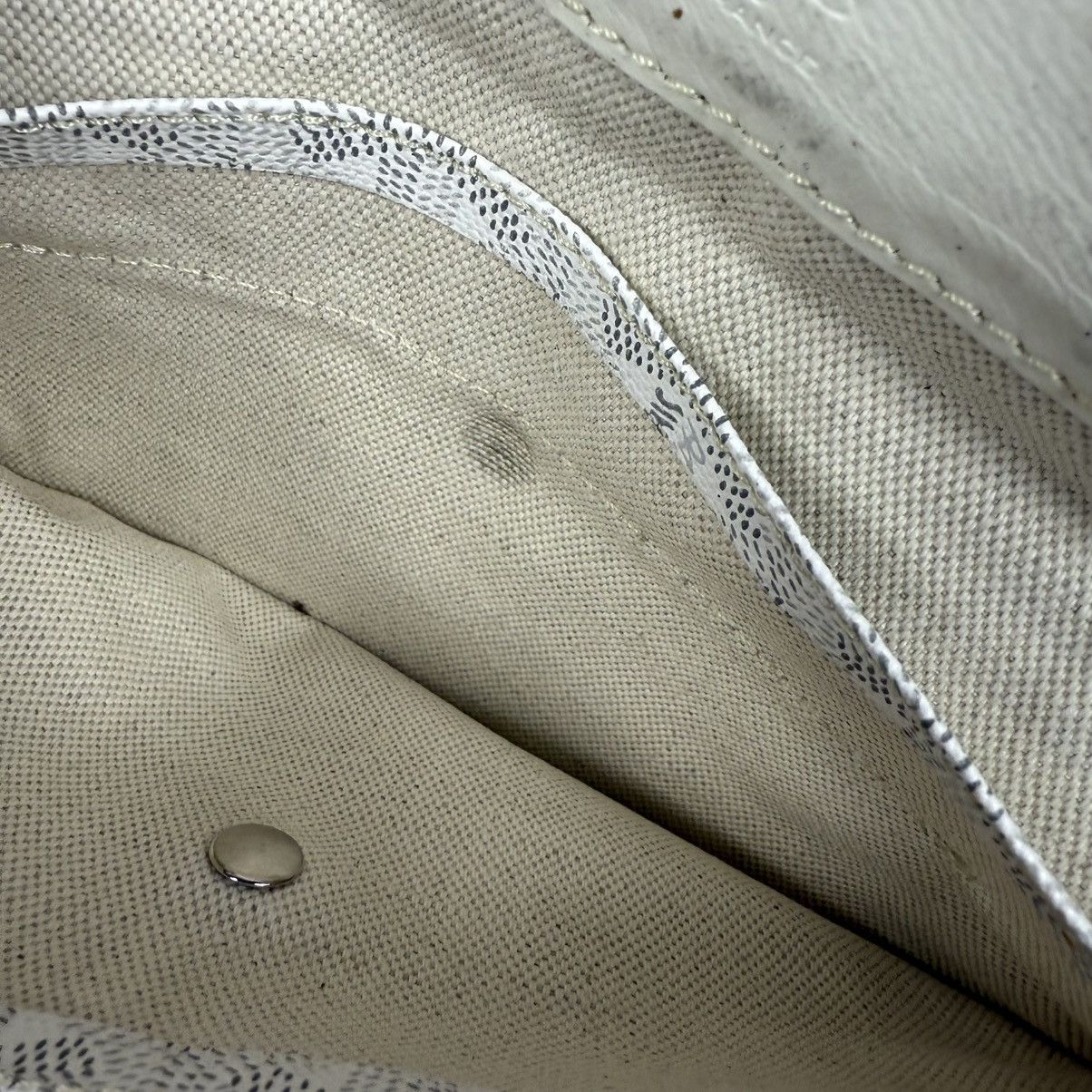 Goyard Goyard St. Louis PM Tote Bag Coated Canvas Leather White Size ONE SIZE - 20 Thumbnail