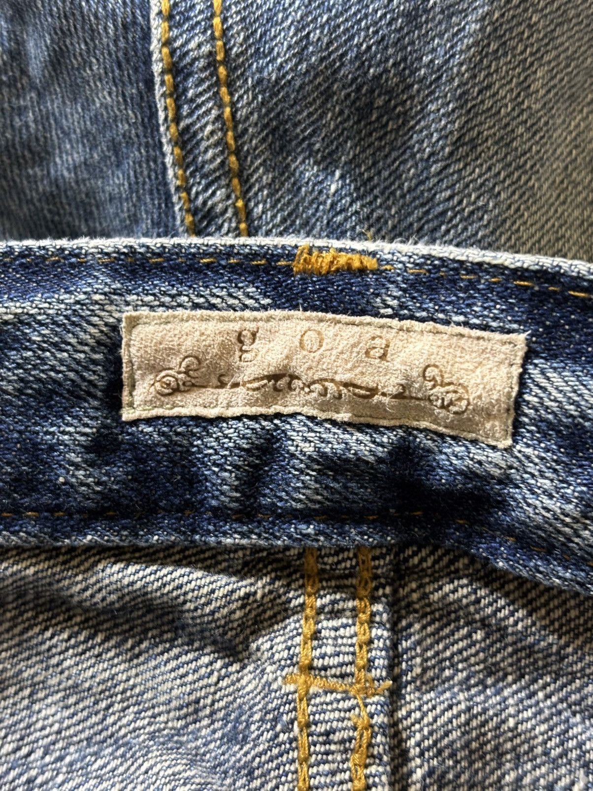 GOA 2000’s G.O.A - Distressed Flared Jeans Size US 31 - 11 Thumbnail