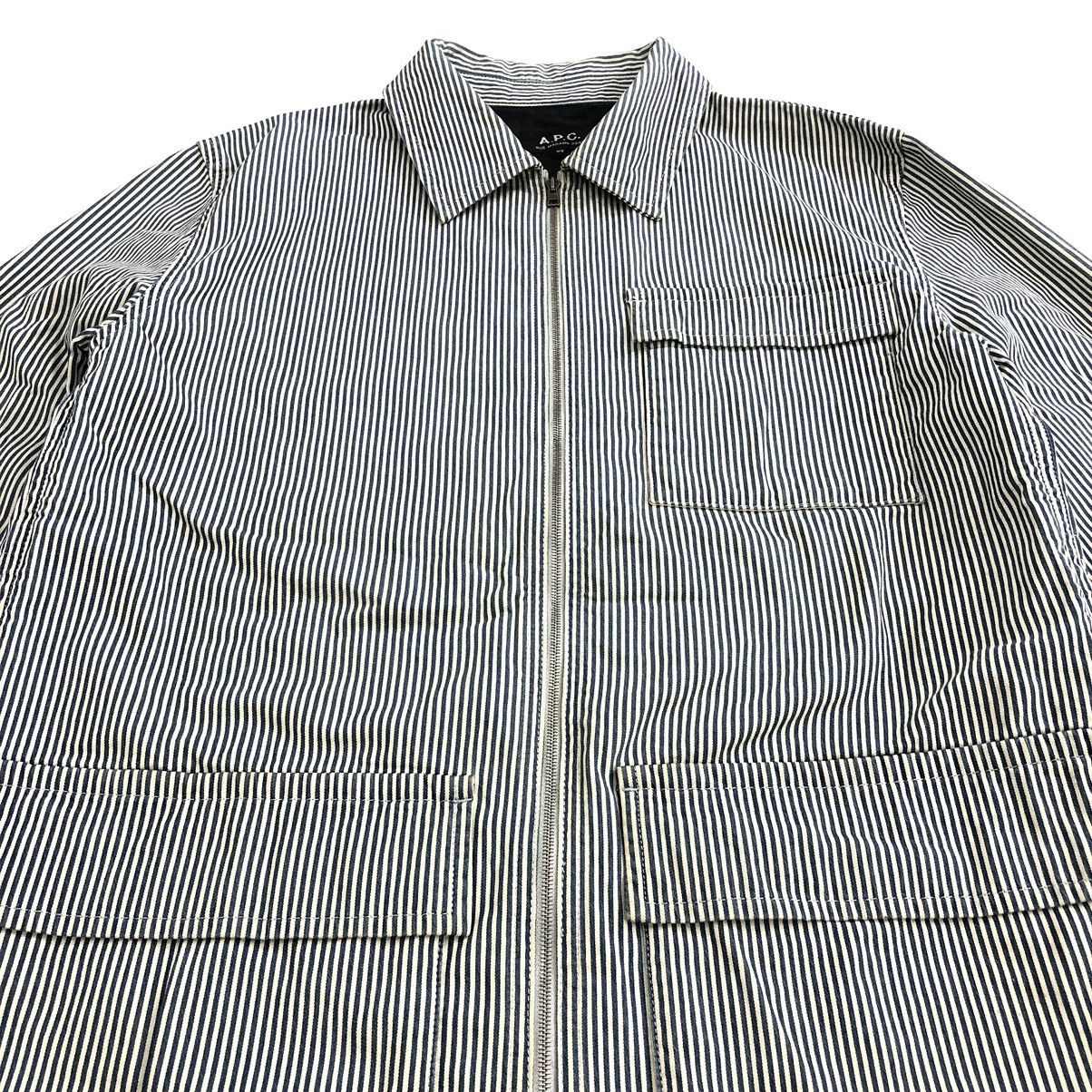 A.P.C. Vintage A.P.C Hickory Chore Jacket Denim Size US S / EU 44-46 / 1 - 2 Thumbnail