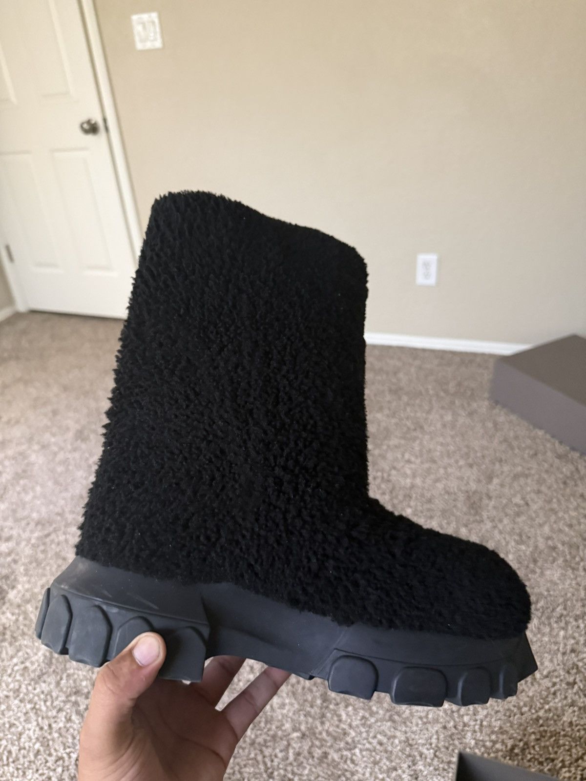 Rick Owens shearling tractor boots Size US 8.5 / EU 41-42 - 10 Thumbnail