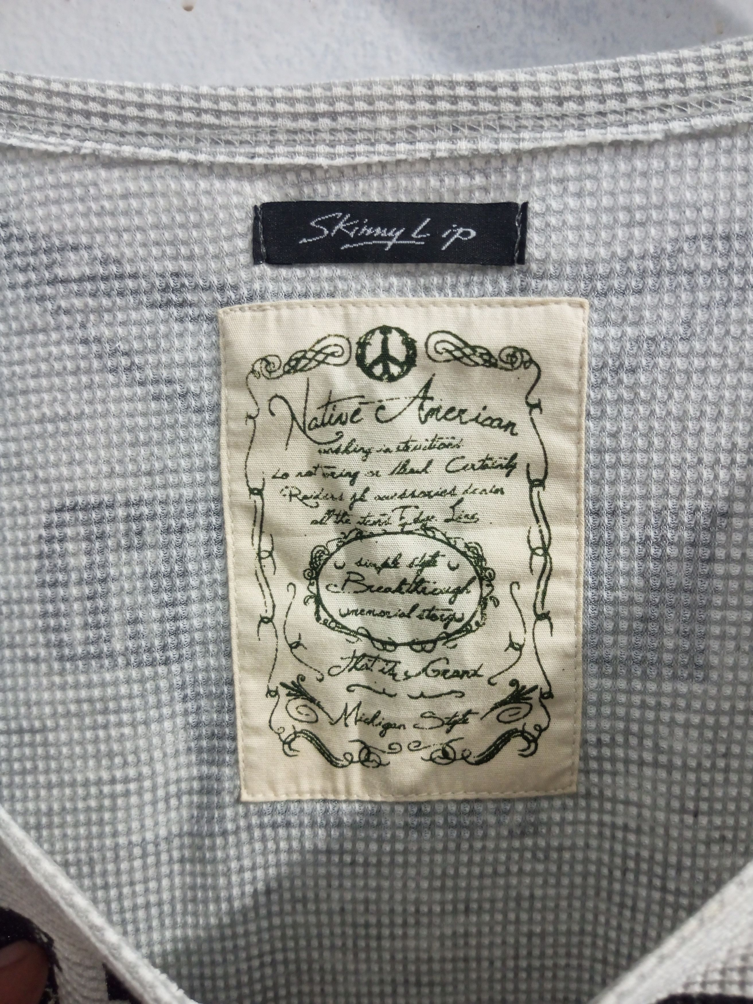 Japanese Brand Vintage native american poem studded long sleeve t shirt Size US S / EU 44-46 / 1 - 10 Thumbnail