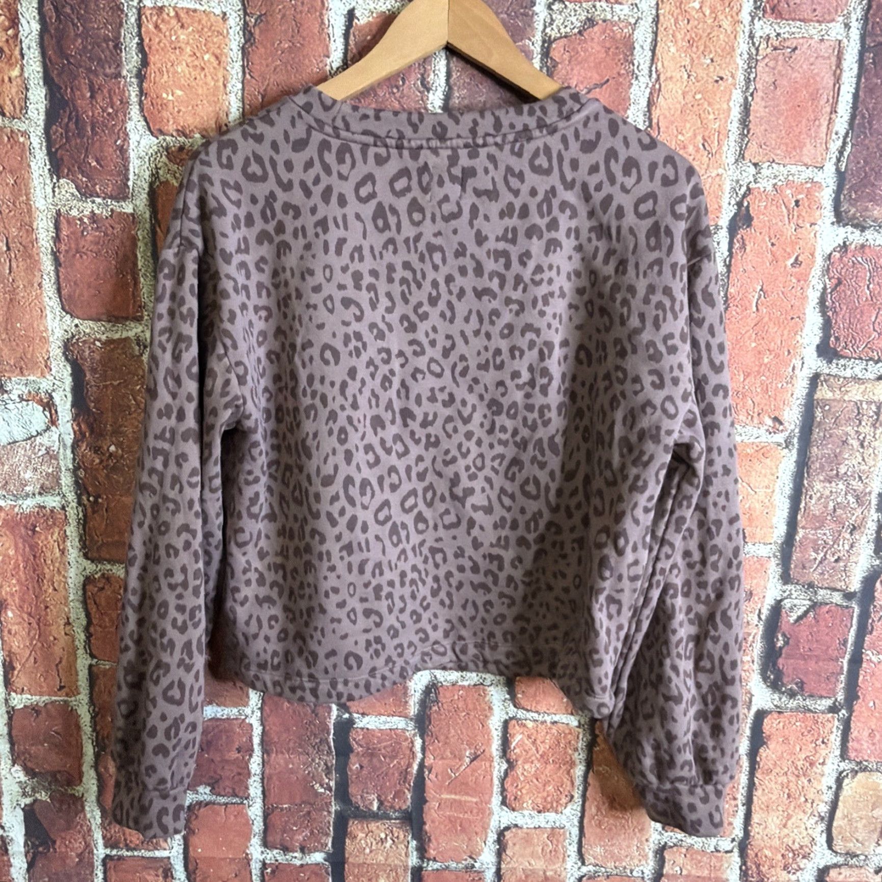 Gap GAP Women's Sweater Cheetah Print Crew Neck Sweatshirt Small Size S / US 4 / IT 40 - 3 Thumbnail