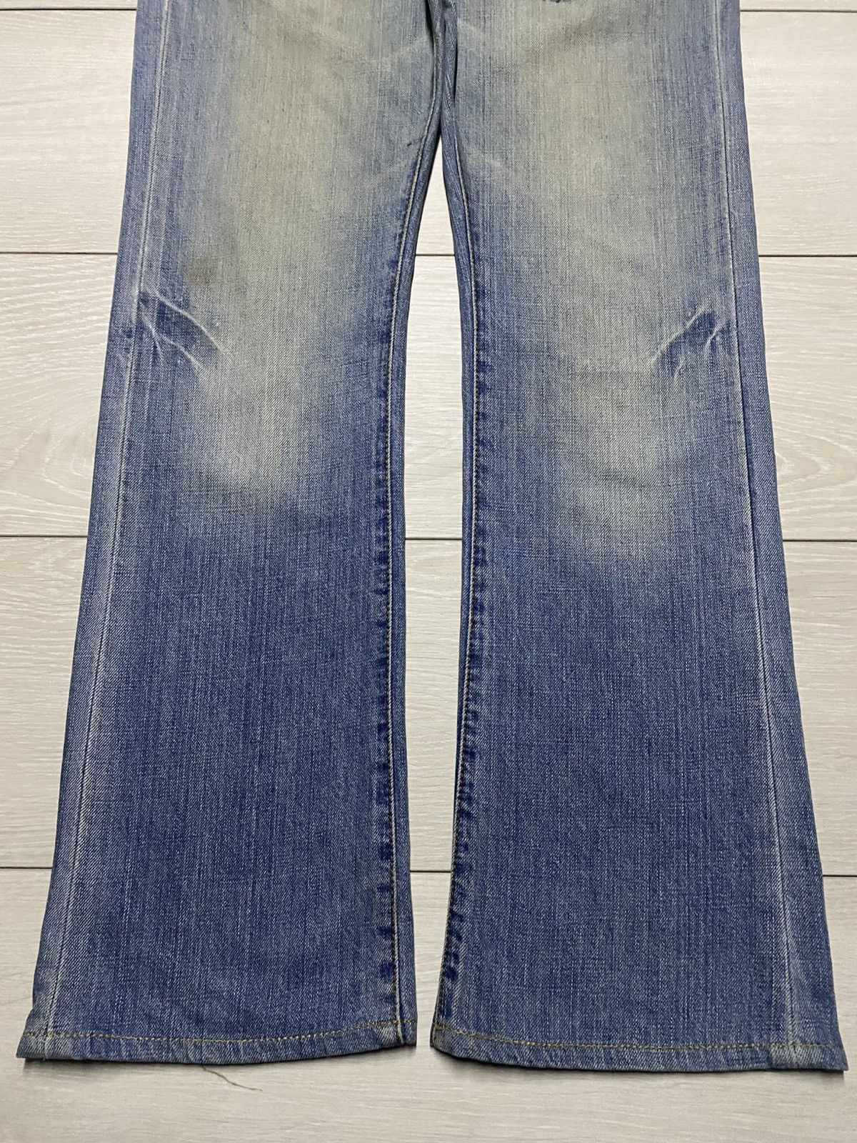 Tornado Mart Vintage Japanese Brand JC Studded Embroidered Cross Flare Size US 30 / EU 46 - 5 Thumbnail