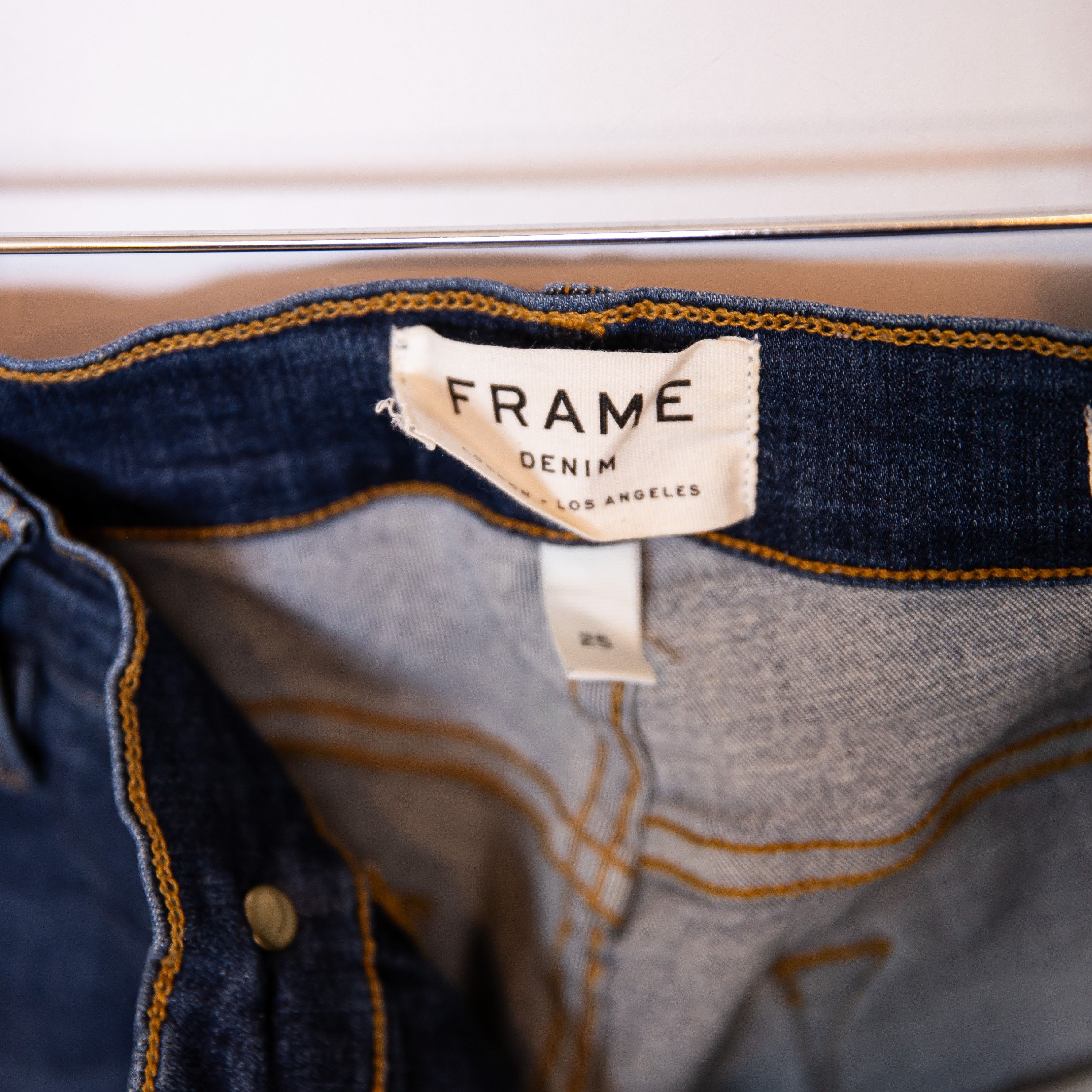 Frame Frame Denim Women's Le High Skinny Cotton Stretch Size 25" / US 0 / IT 36 - 3 Thumbnail