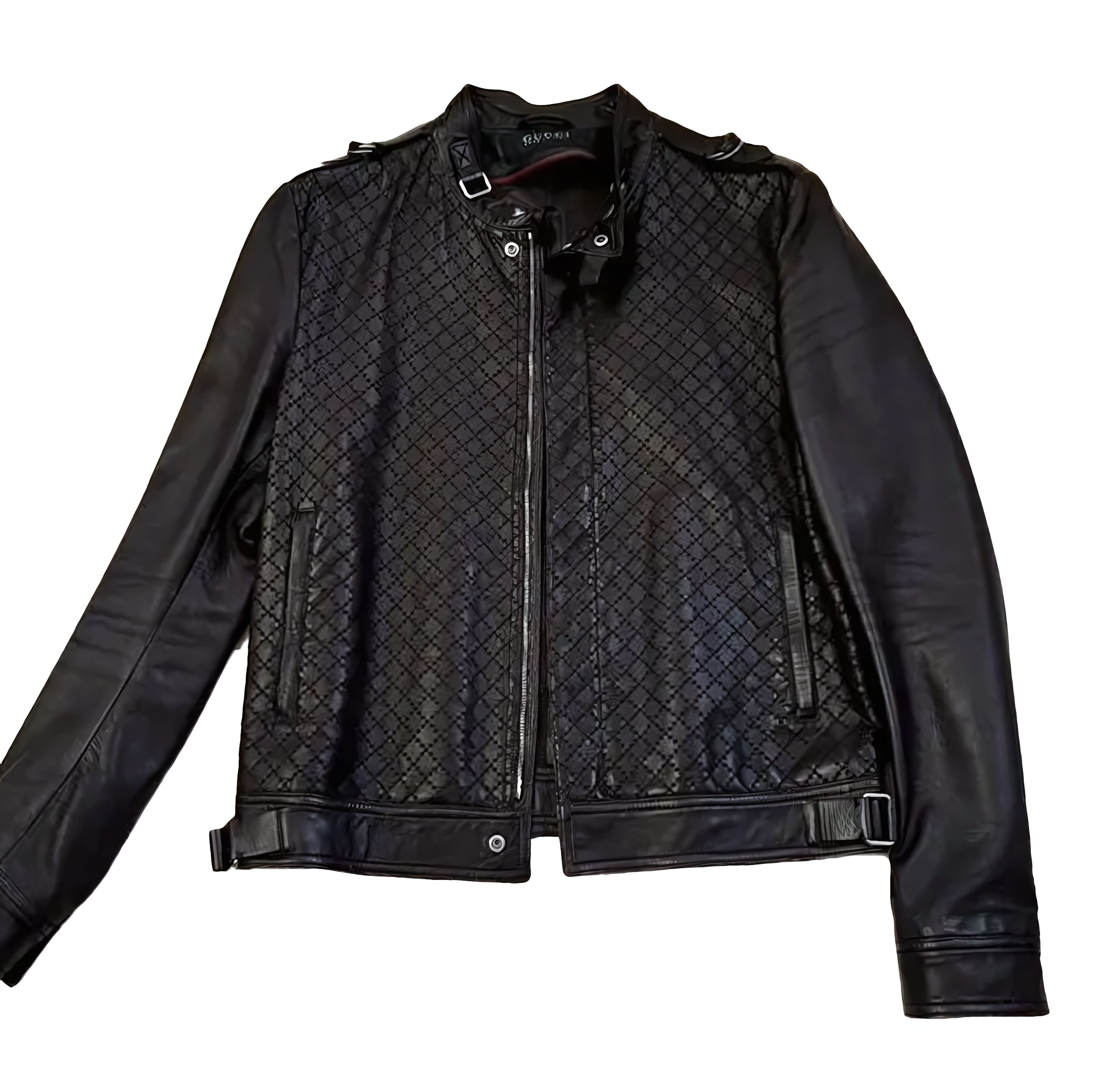 GUCCI LEATHER BIKER JACKET