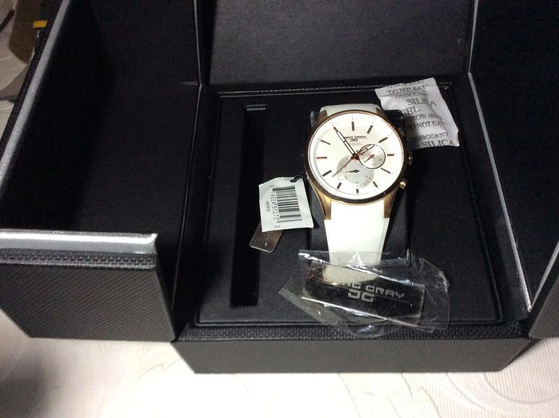 Designer Jorg Gray Men's Quartz Watch rubber white strap Size ONE SIZE - 2 Thumbnail