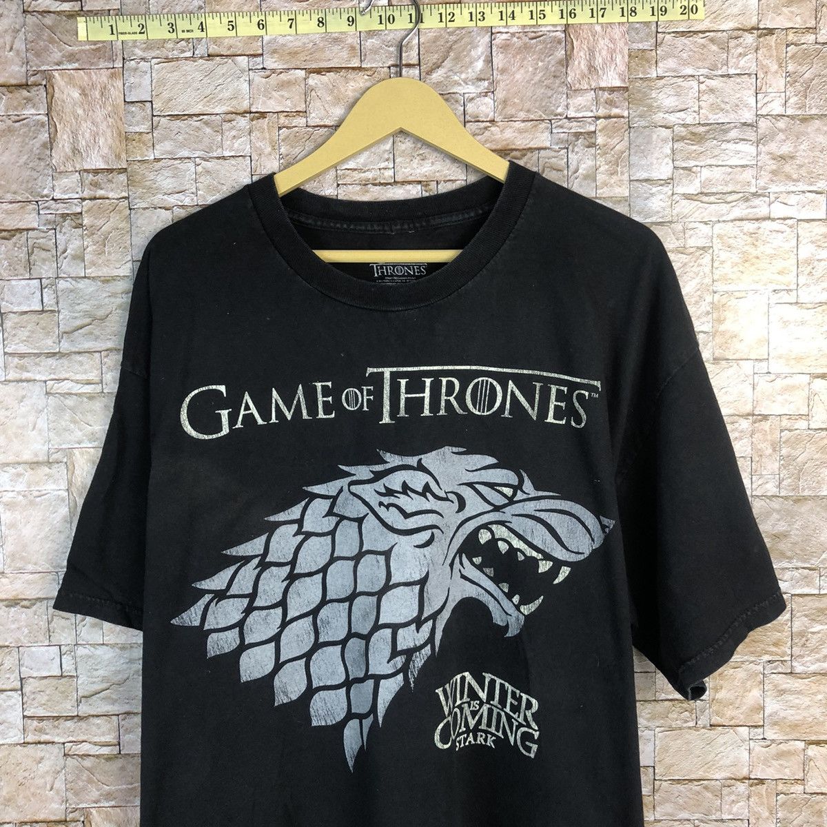 Japanese Brand × The Game Game Of Thrones Black T-Shirt #A551 Size US XL / EU 56 / 4 - 2 Thumbnail