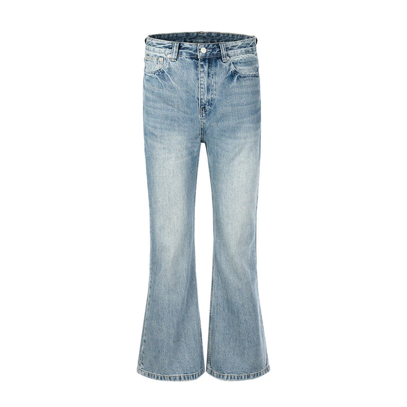 Jean Stacked Flare Bootcut Denim Jeans Size US 32 / EU 48 - 5 Thumbnail