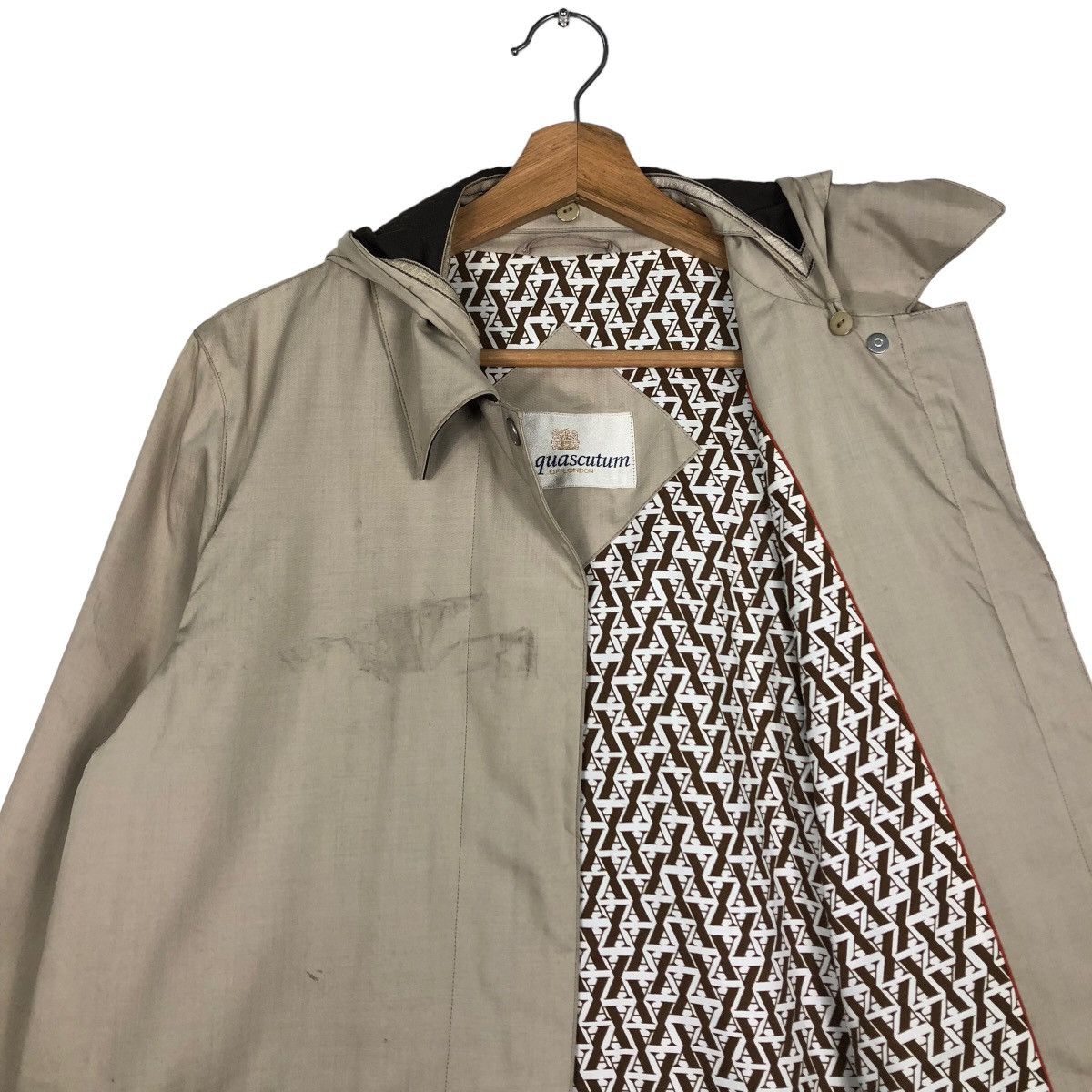 Japanese Brand 🔥Double Layer Hoodie Jacket Biker Aquascutum Of London Size US M / EU 48-50 / 2 - 12 Thumbnail