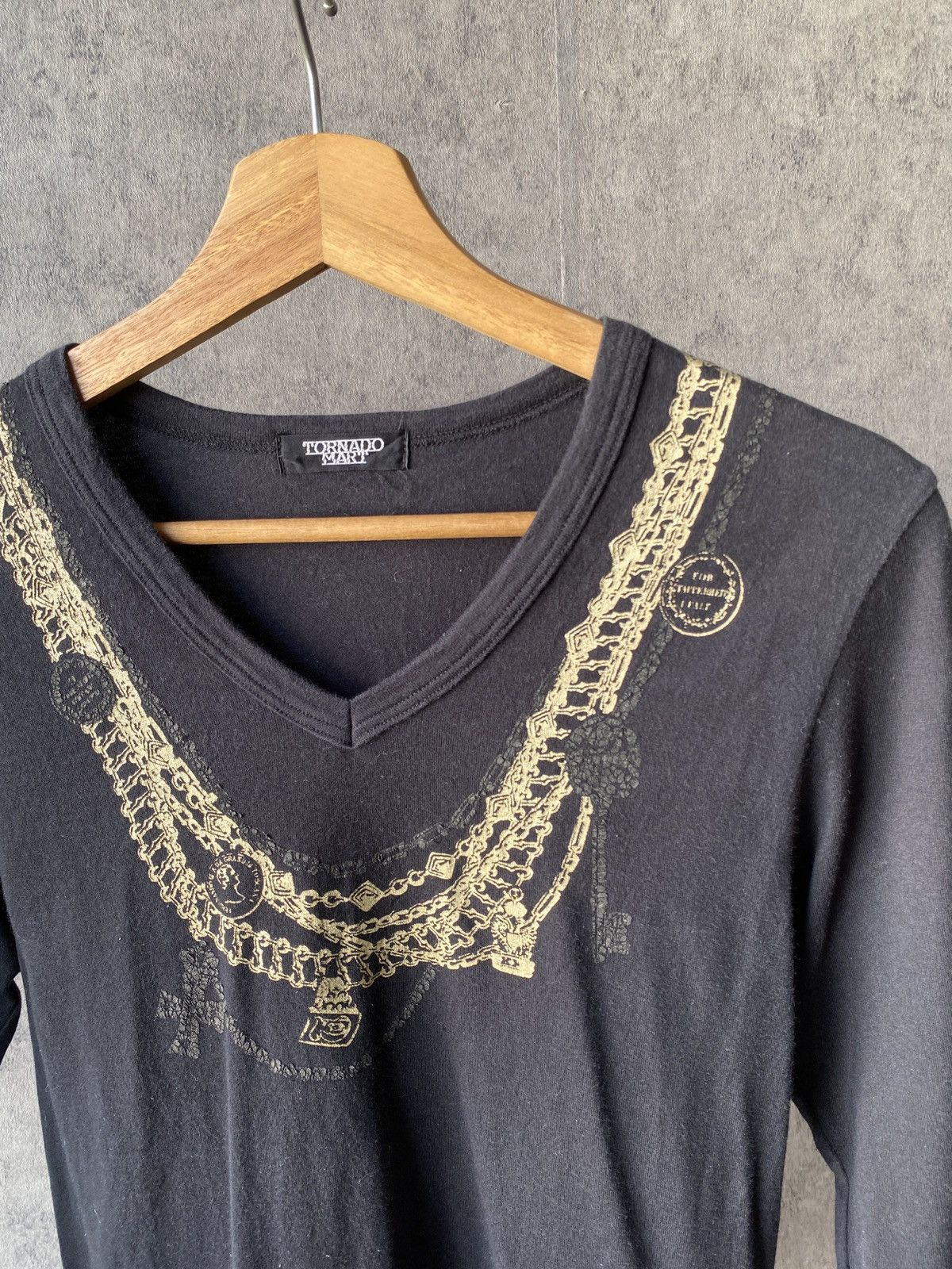 Tornado Mart Tornado Mart Chain Print Logo Long Sleeve Shirt Size US S / EU 44-46 / 1 - 8 Thumbnail