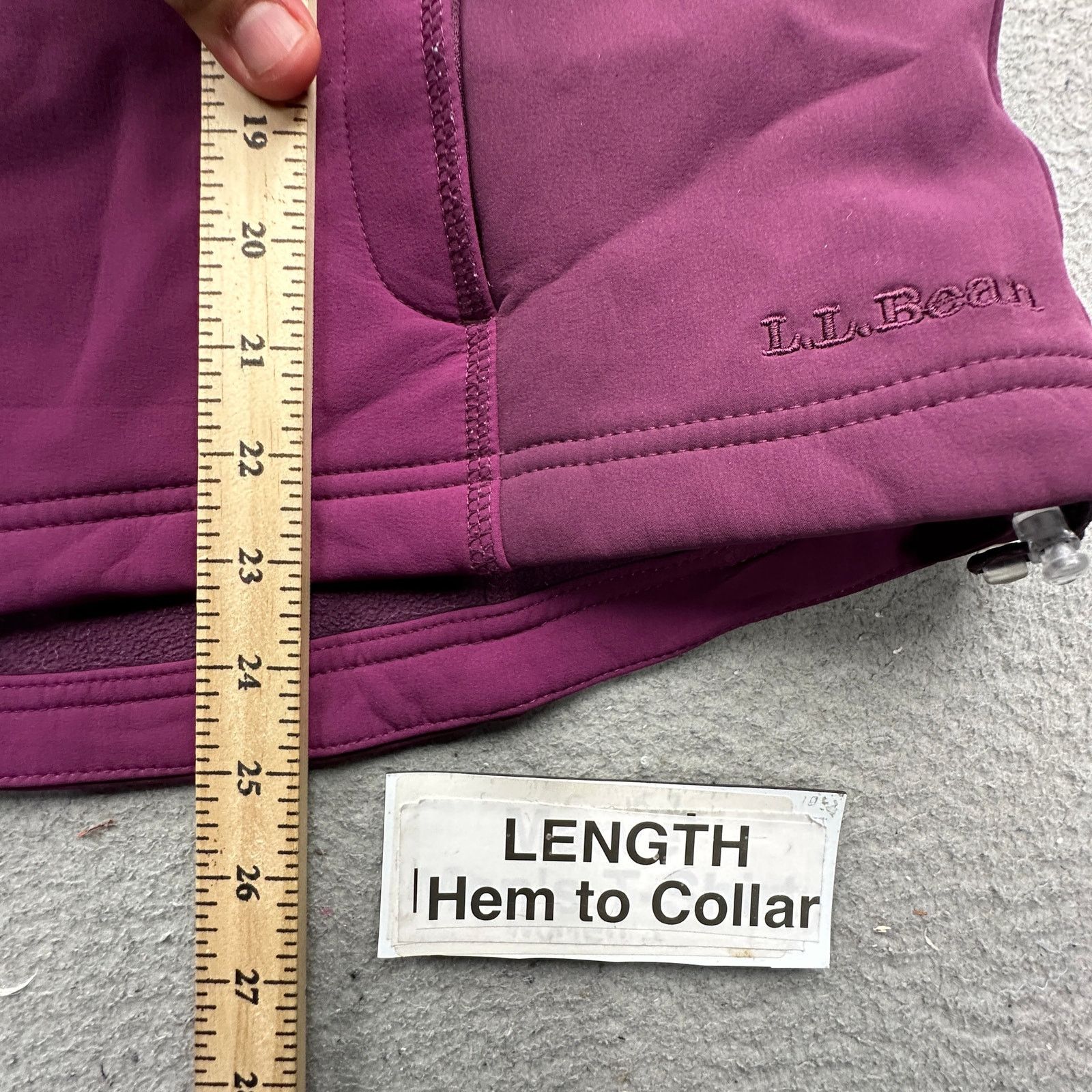 L.L. Bean LL Bean Softshell Purple Fleece Vest Jacket Womens Large Size L / US 10 / IT 46 - 4 Thumbnail