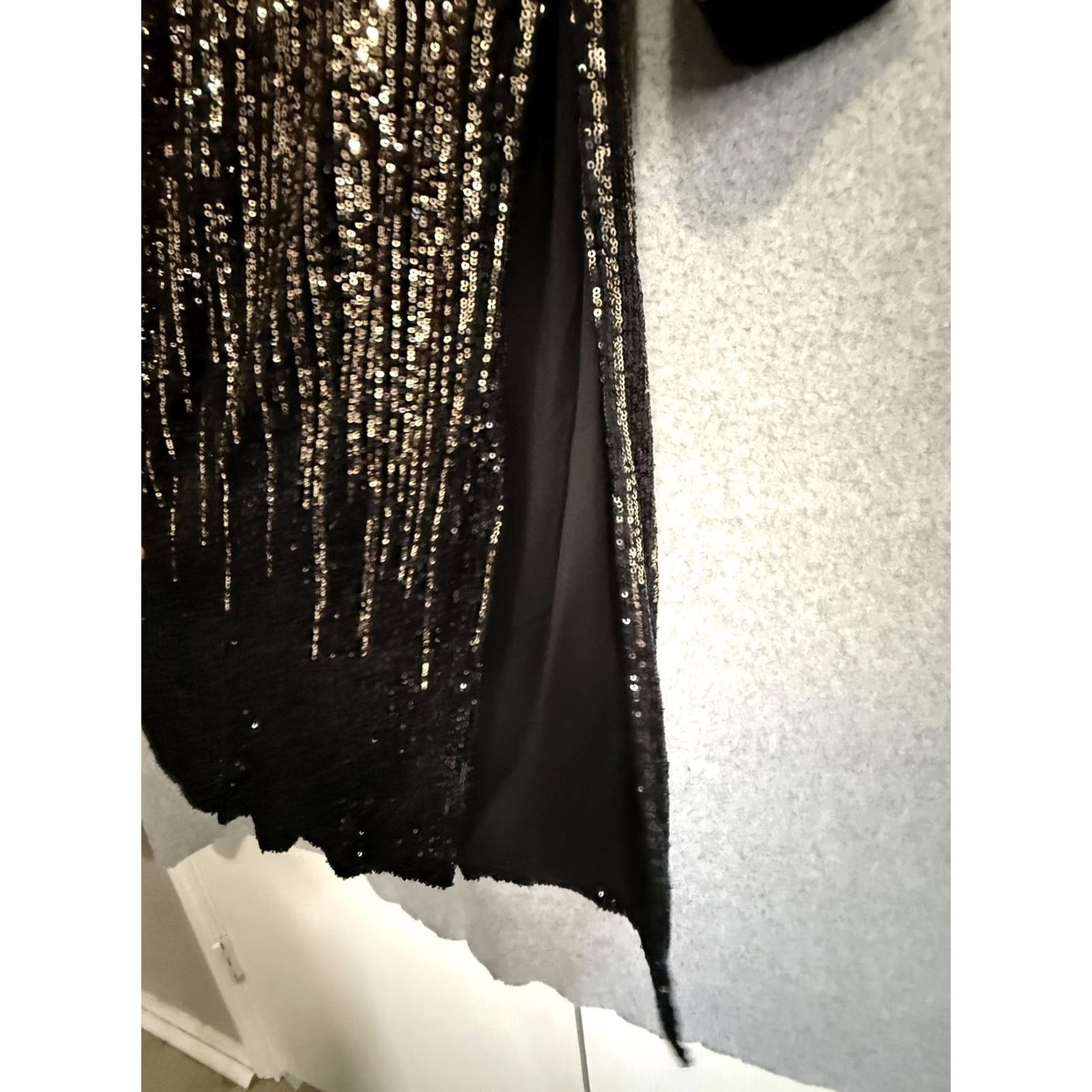 BB Dakota BB Dakota Jacket Womens XS Gold Sequin Long Open Front Duster Party Formal Size XS / US 0-2 / IT 36-38 - 6 Thumbnail