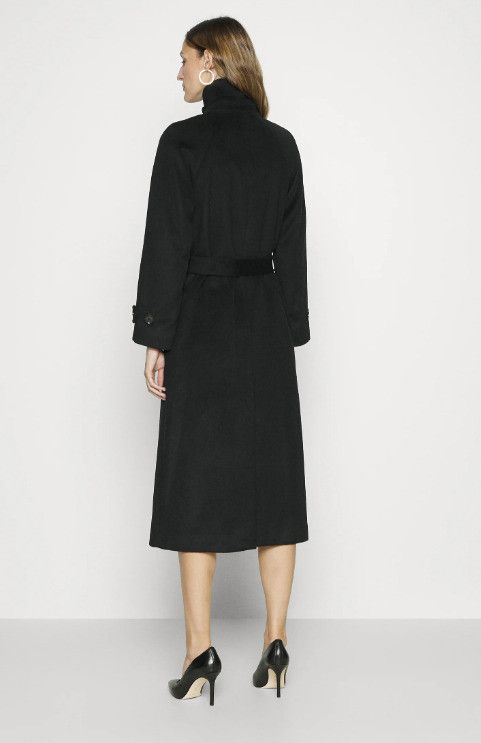 Ralph Lauren LAUREN Ralph Lauren Maxi Wool Trench Coat Black ( 24W ) Size 4XL / US 24-26 - 4 Thumbnail