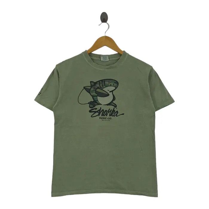 Other Vintage CRAZY SHIRTS SHARKA Hemp Dyed Tee Shirt Size US S / EU 44-46 / 1 - 1 Thumbnail