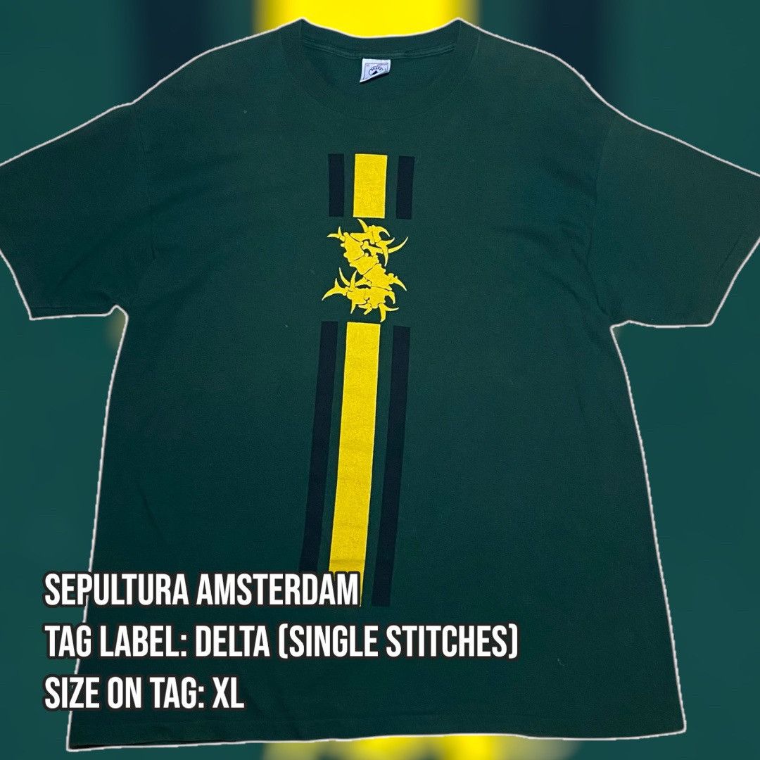 Band Tees × Delta Sepultura - Amsterdam Band Tee Size US XL / EU 56 / 4 - 1 Thumbnail
