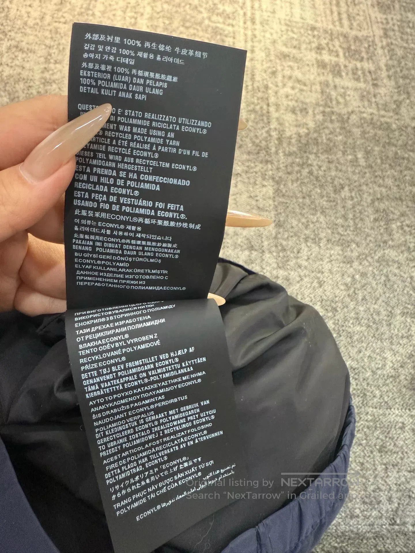 Prada Prada Dark Blue Triangle Logo Jacket. Size US S / EU 44-46 / 1 - 9 Thumbnail