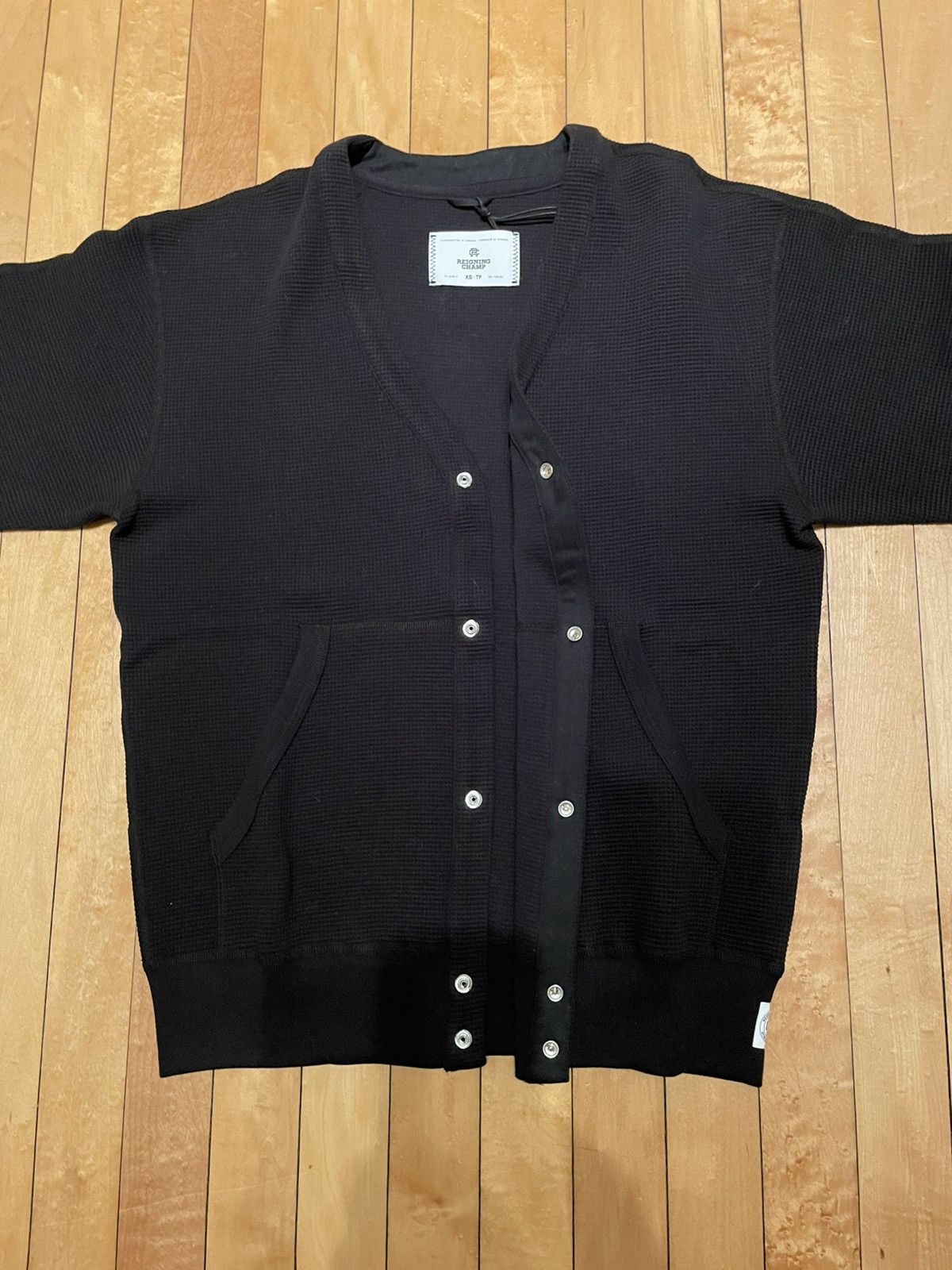 Reigning Champ Flatback Thermal Cardigan Size US XS / EU 42 / 0 - 2 Thumbnail